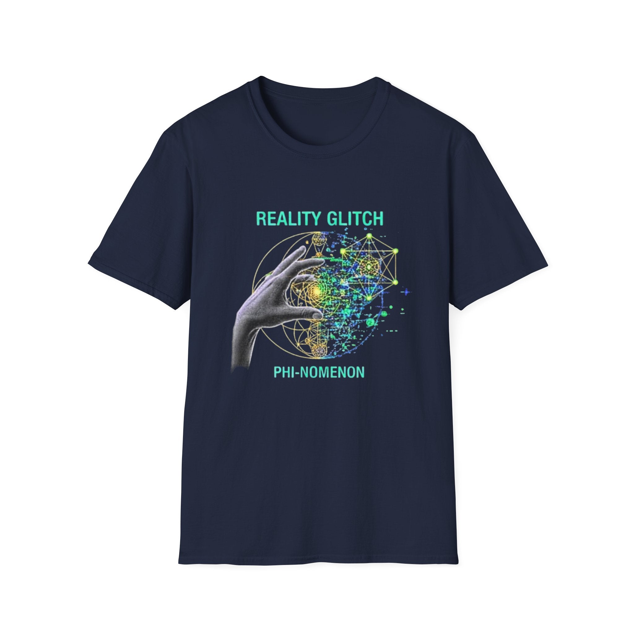 Reality Glitch T-Shirt, Unisex Graphic Tee, Cyberpunk Style Shirt, Cool Casual Wear, Gift for Tech Lovers, Retro Style Apparel