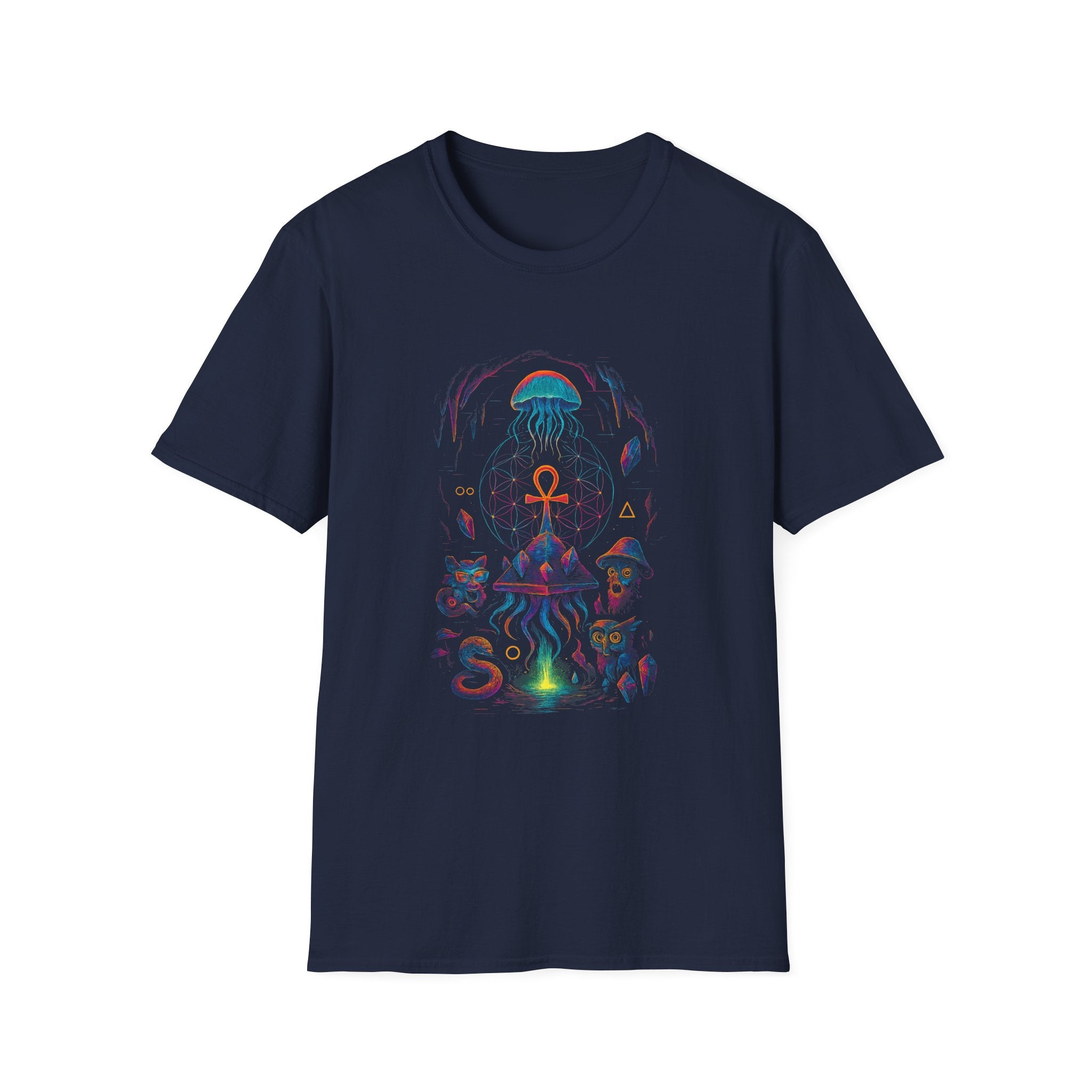 Mystical Universe T-Shirt | Boho Vibe, Unisex Tee, Psychedelic Design, Perfect Gift, Festival Wear, Casual Style