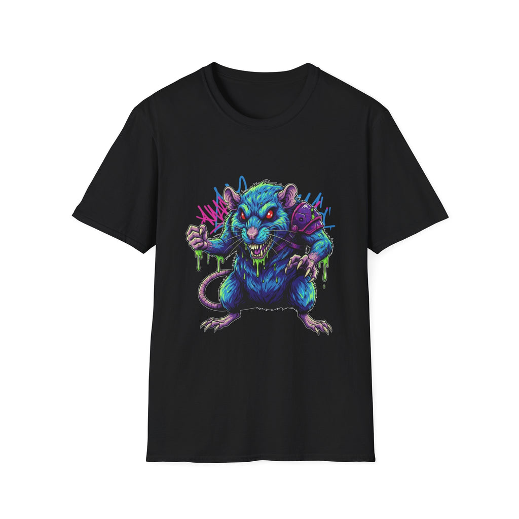 Artistic Graffiti Rat Unisex T-Shirt, Streetwear Apparel, Graphic Tee, Urban Outfit, Unique Gift for Celebrations