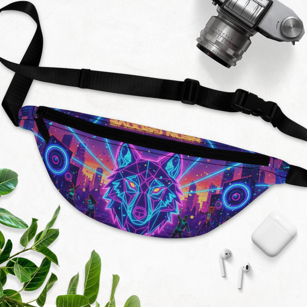 Vibrant Wolf Fanny Pack