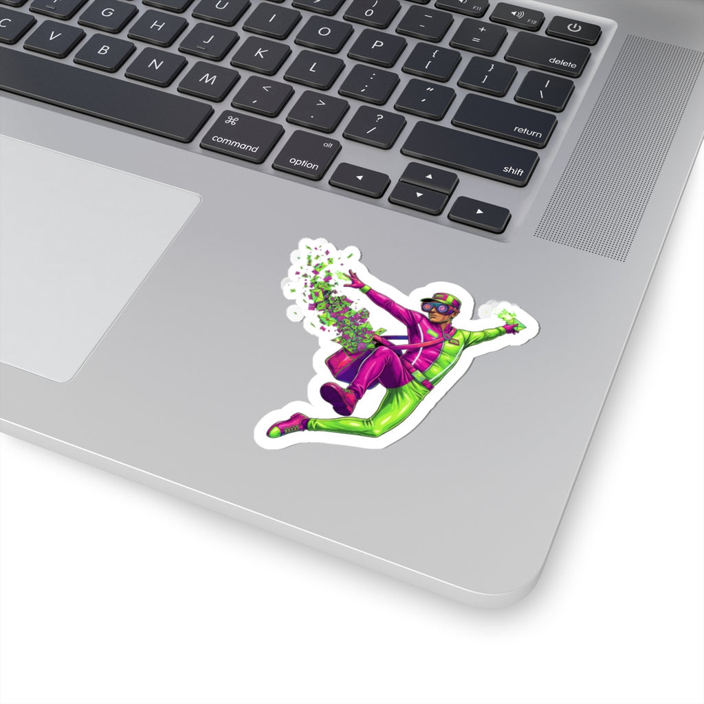 Vibrant Wanderlust Kiss-Cut Stickers - Fun Decor, Laptop Stickers, Travel Mementos, Gift Ideas, Artsy Aesthetic