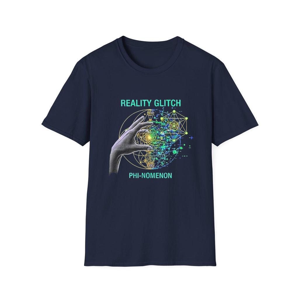Reality Glitch T-Shirt, Unisex Graphic Tee, Cyberpunk Style Shirt, Cool Casual Wear, Gift for Tech Lovers, Retro Style Apparel