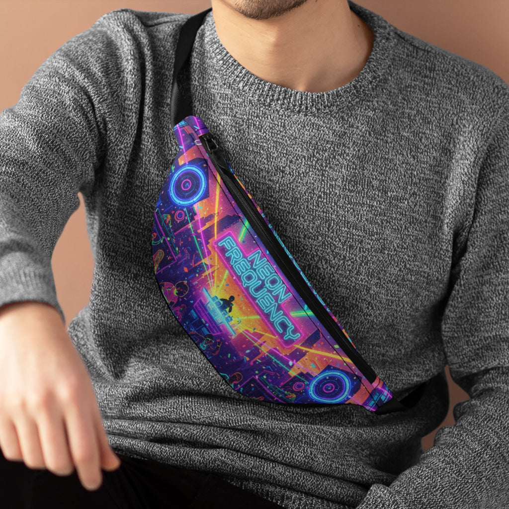 Neon Frequency Fanny Pack