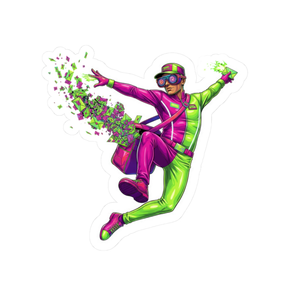 Vibrant Wanderlust Kiss-Cut Stickers - Fun Decor, Laptop Stickers, Travel Mementos, Gift Ideas, Artsy Aesthetic