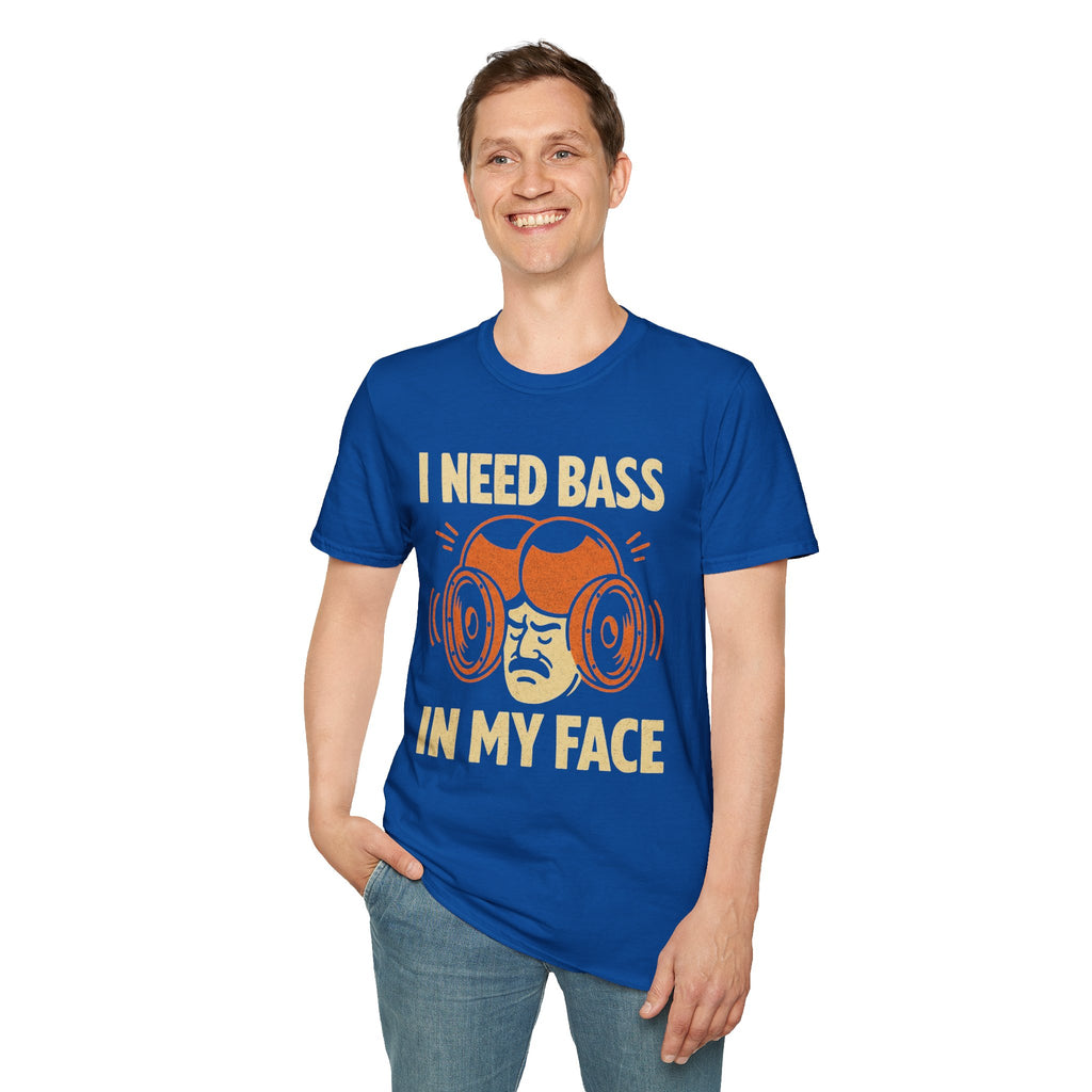 Bass Lover's Unisex T-Shirt, Music Tees for Men & Women, Perfect Gift for Musicians, Fun Party Attire, Birthday Present