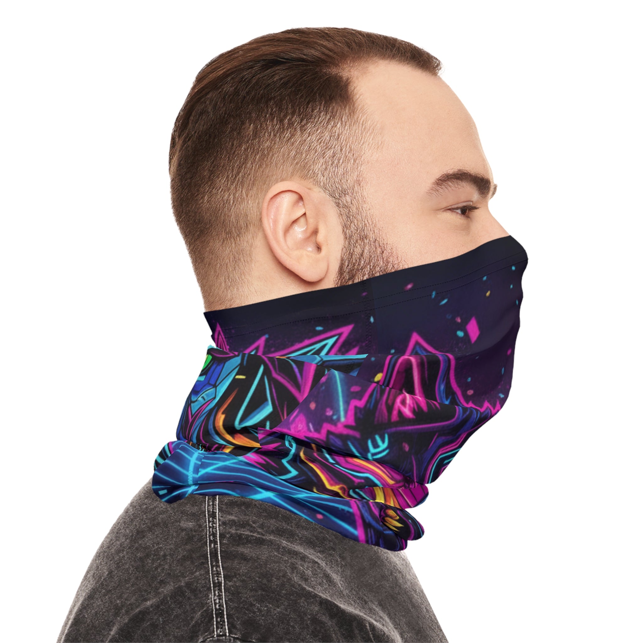 Colorful Animal Print Neck Gaiter