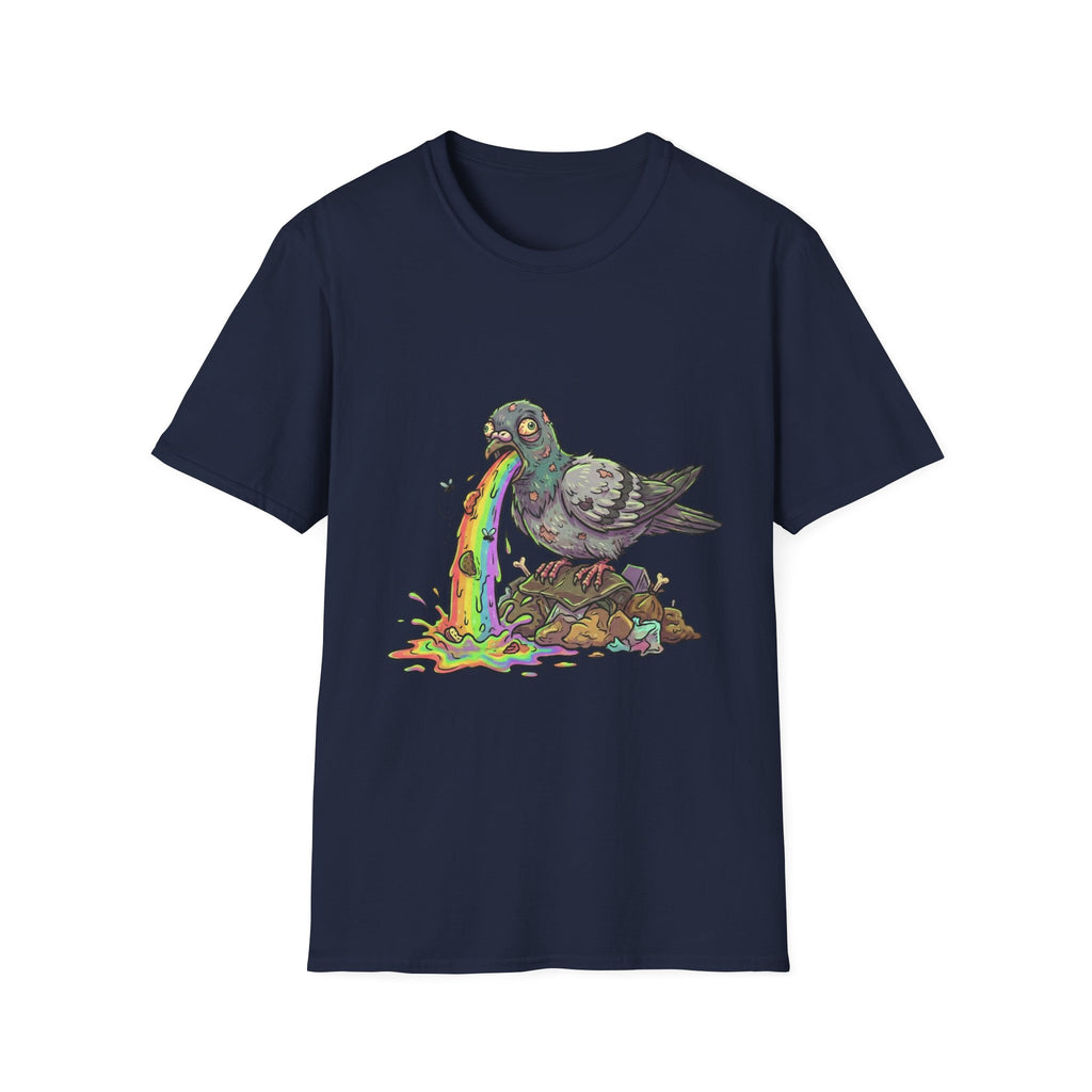Pigeon Rainbow Vomit T-Shirt