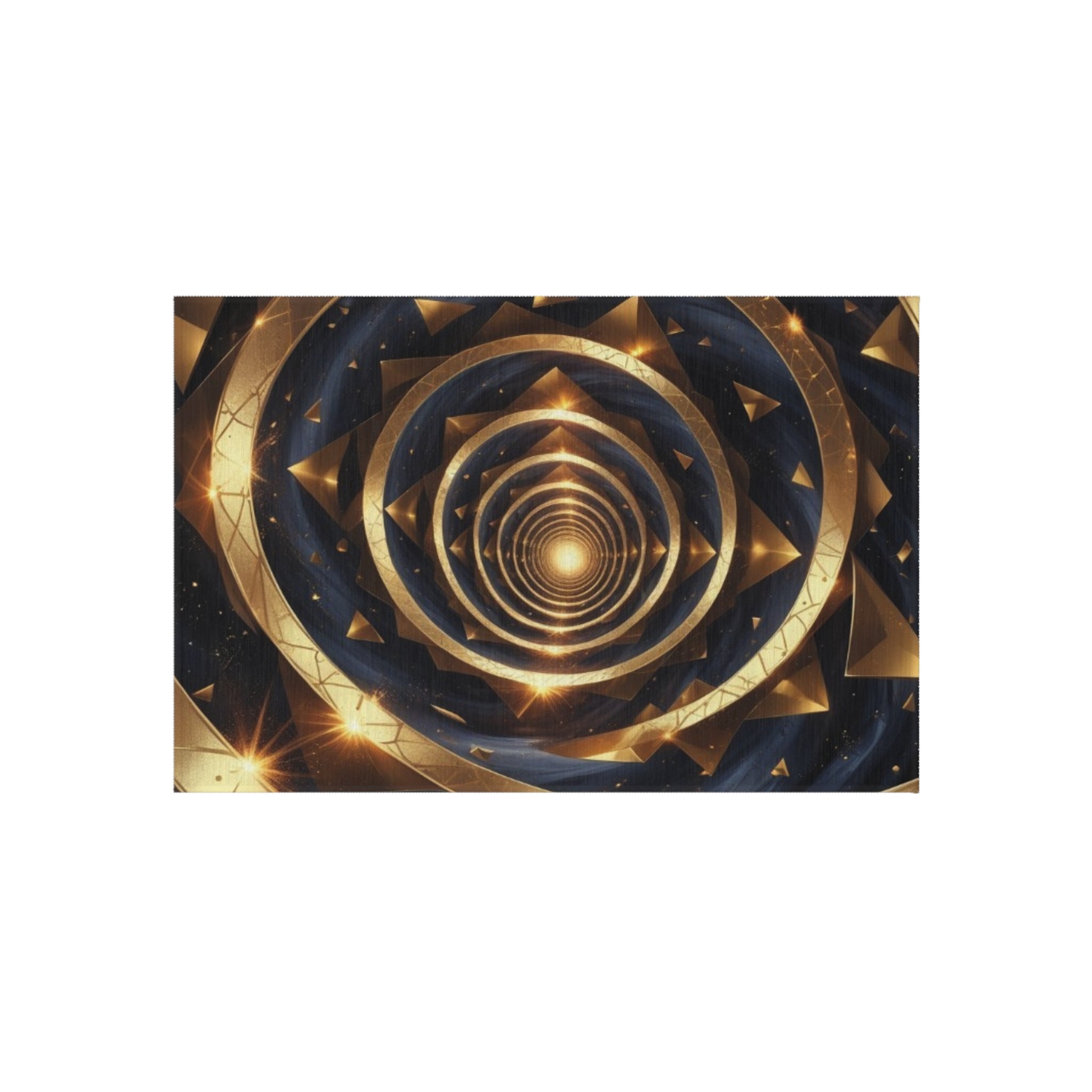 Elegant Geometric Outdoor Rug, Patio Decor