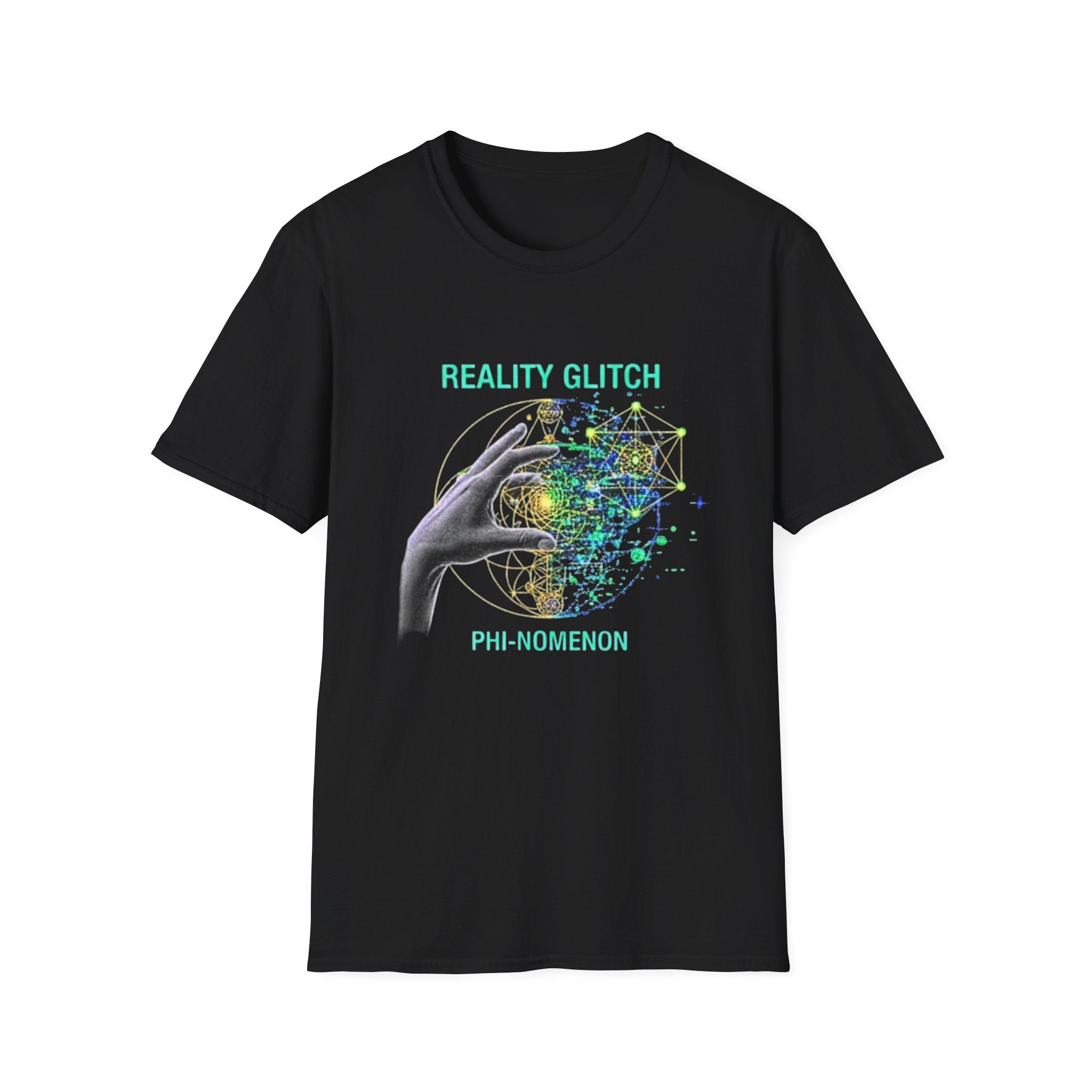 Reality Glitch T-Shirt, Unisex Graphic Tee, Cyberpunk Style Shirt, Cool Casual Wear, Gift for Tech Lovers, Retro Style Apparel