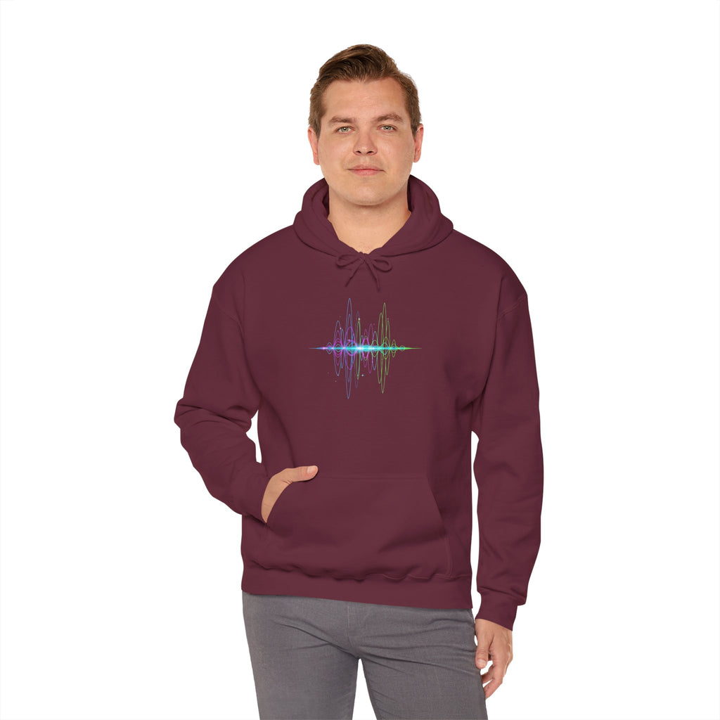 Vibrant Graphic Hoodie, Unisex Sweatshirt, Colorful Casual Wear, Trendy Streetwear, Gift for Gamers, Cozy Everyday Hoodie