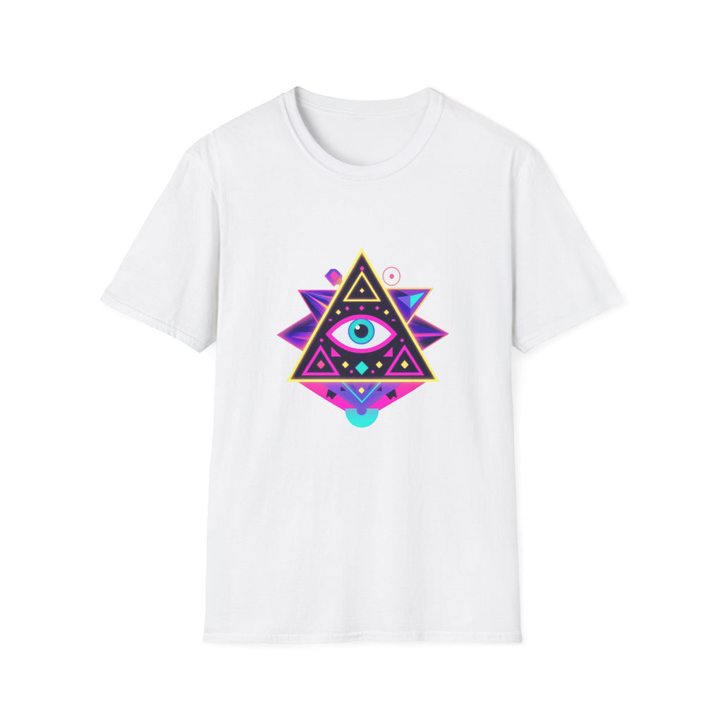 Mystical Eye Graphic Tee, Unisex Cosplay Shirt, Boho Style T-Shirt, Festival Wear, Spiritual Gift, Casual Everyday Top