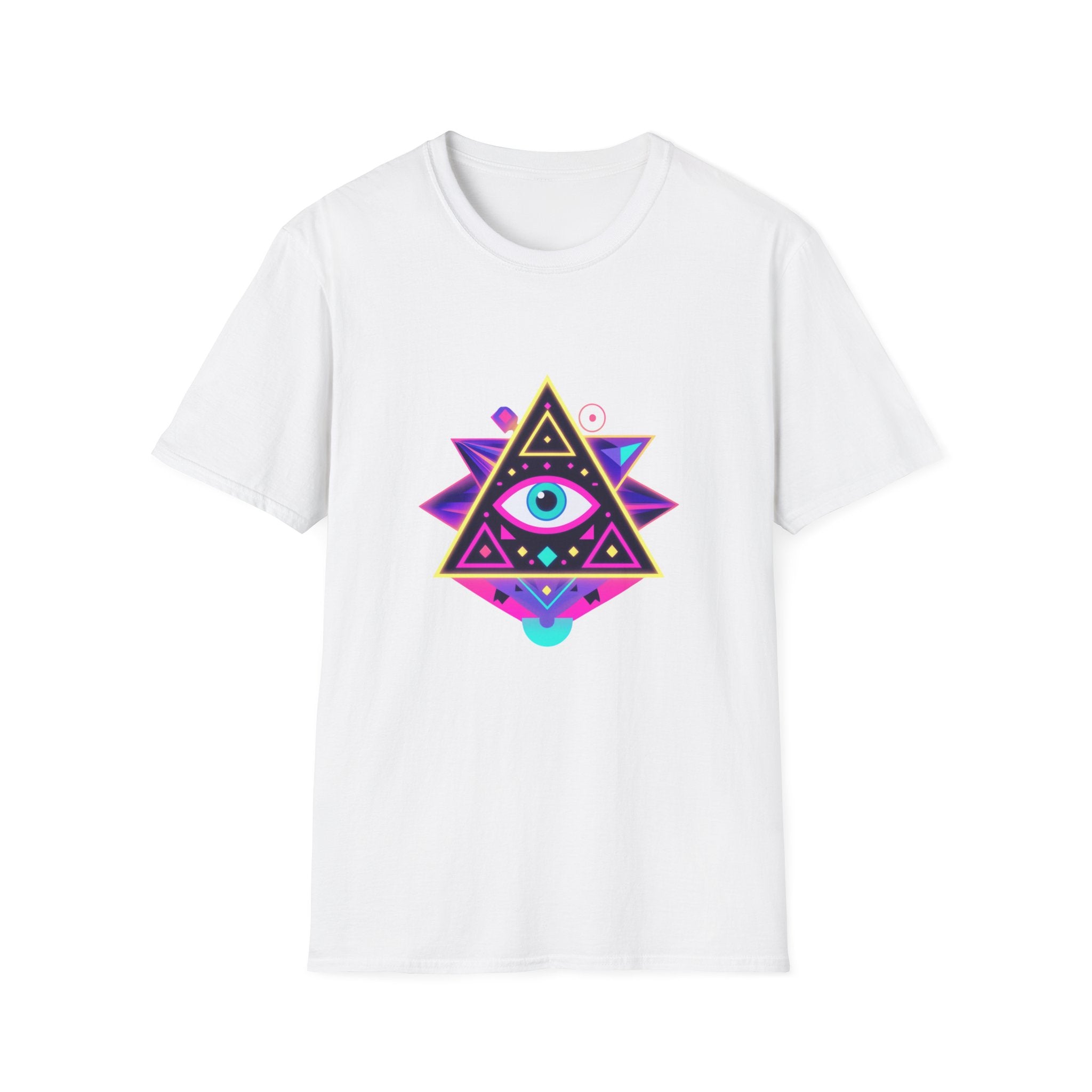 Mystical Eye Graphic Tee, Unisex Cosplay Shirt, Boho Style T-Shirt, Festival Wear, Spiritual Gift, Casual Everyday Top