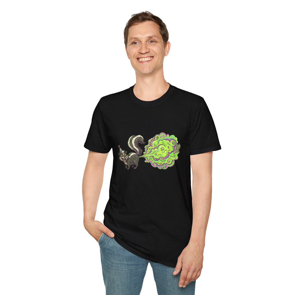 Skunk Puff Graphic T-Shirt — Cute Stoner Vibe Tee