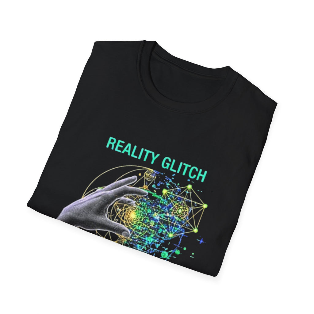 Reality Glitch T-Shirt, Unisex Graphic Tee, Cyberpunk Style Shirt, Cool Casual Wear, Gift for Tech Lovers, Retro Style Apparel