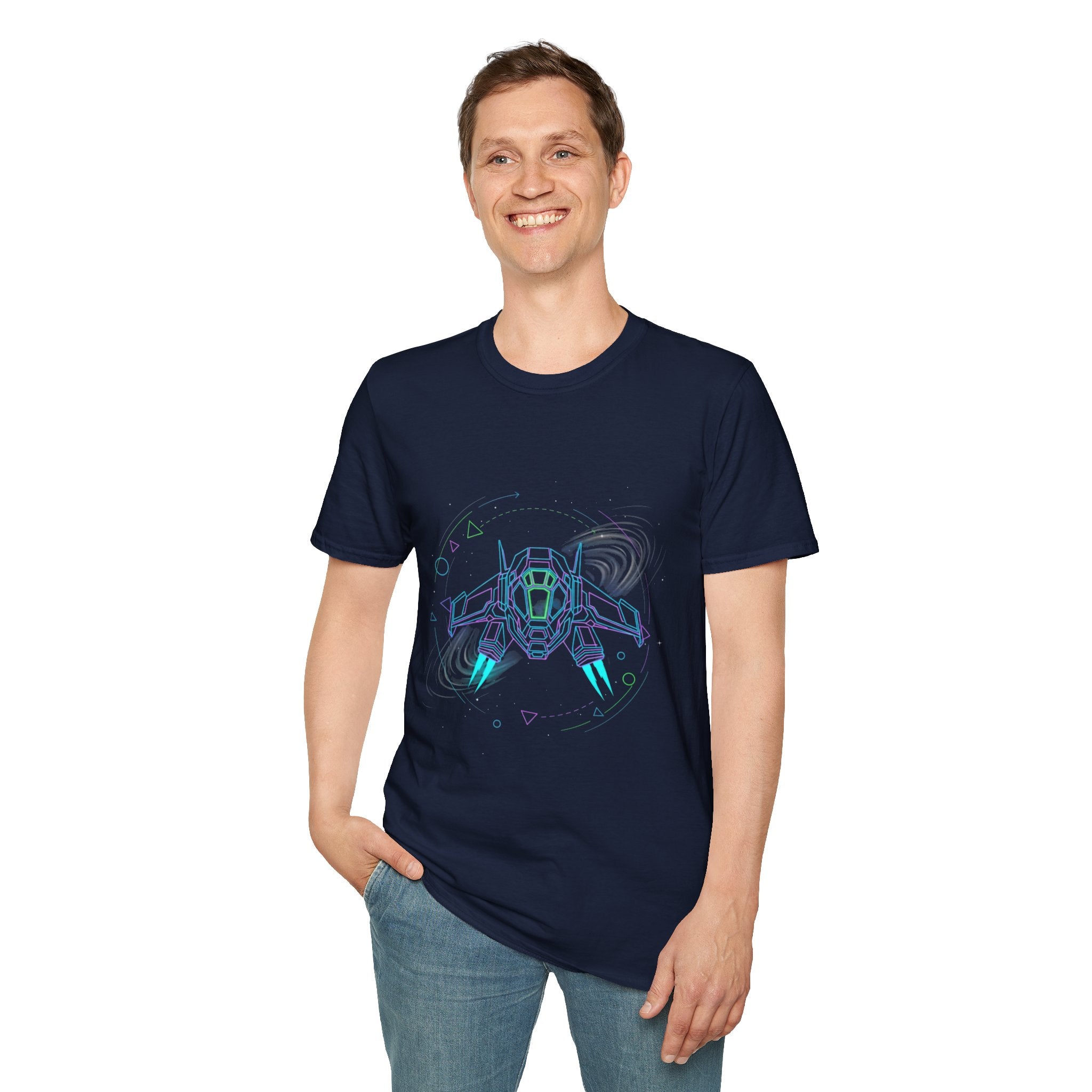 Galactic Adventure T-Shirt, Space Lover Tee, Unisex Graphic Shirt, Gift for Astronomers, Sci-Fi Fashion, Cosmic Vibe Shirt