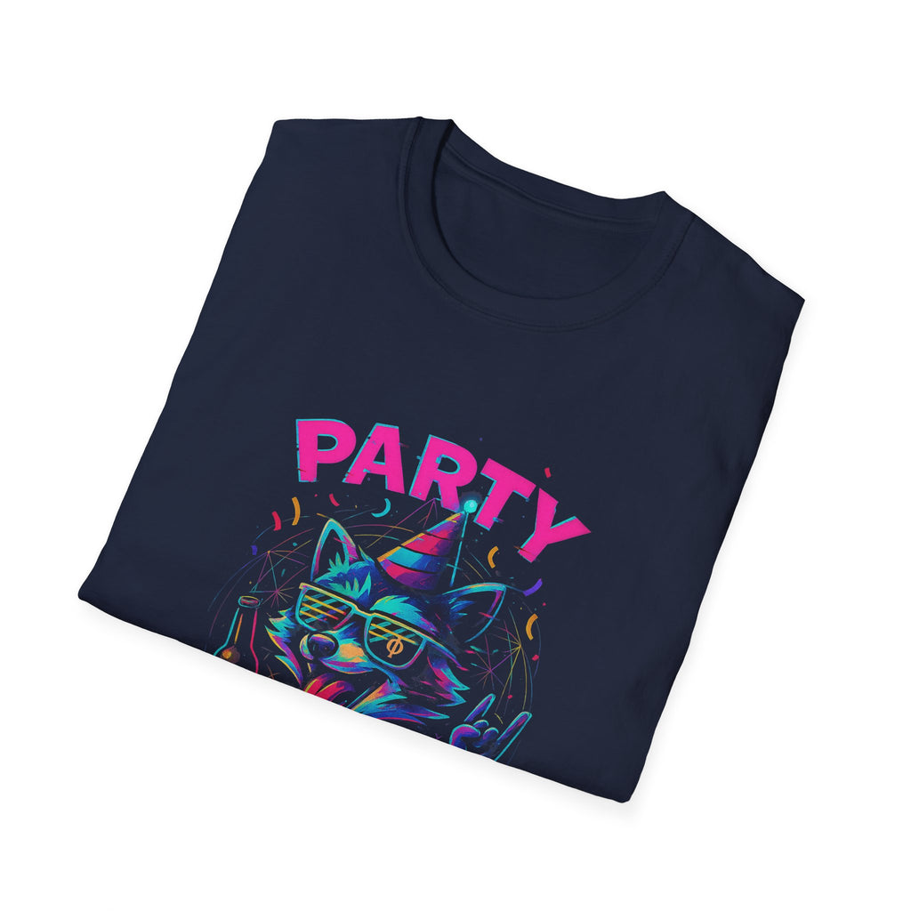 Party Animal Unisex T-Shirt | Fun Graphic Tee for Celebrations, Festivals, Birthdays, Gifts, and Party Lovers