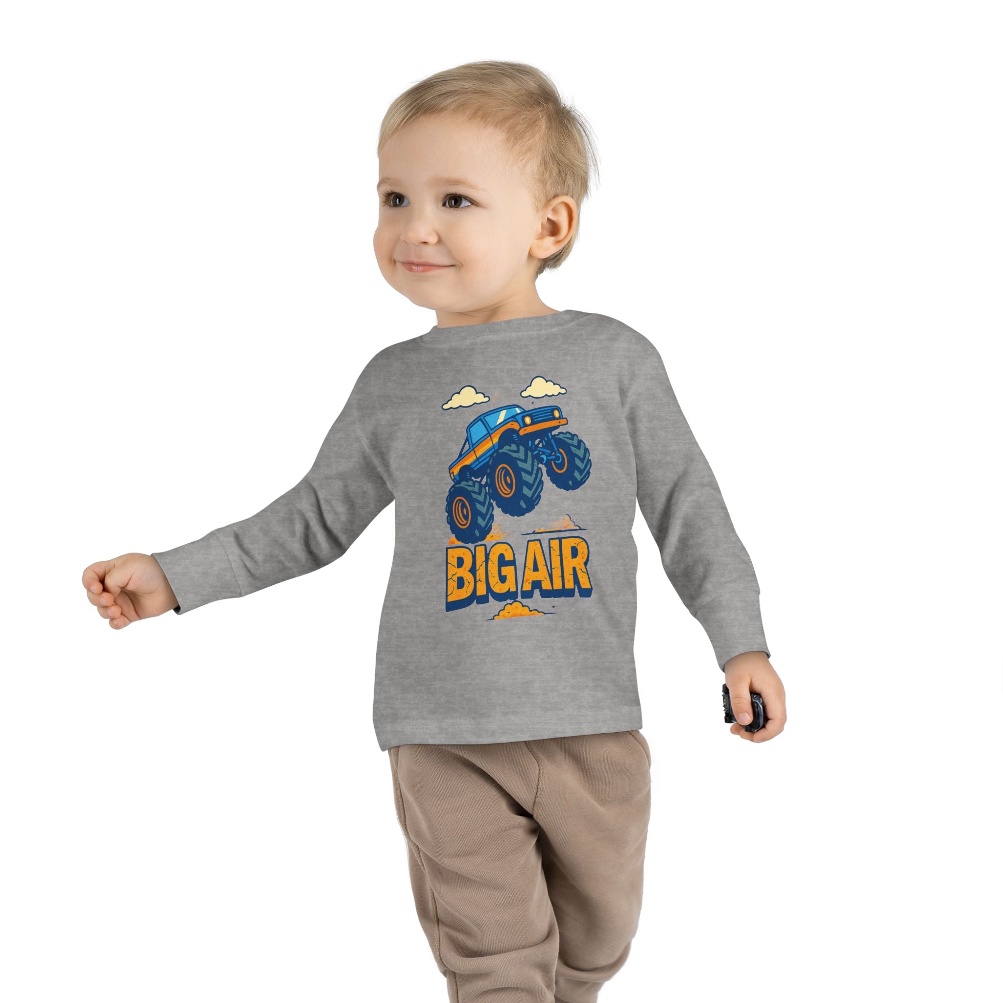 Monster Truck Toddler Long Sleeve Tee