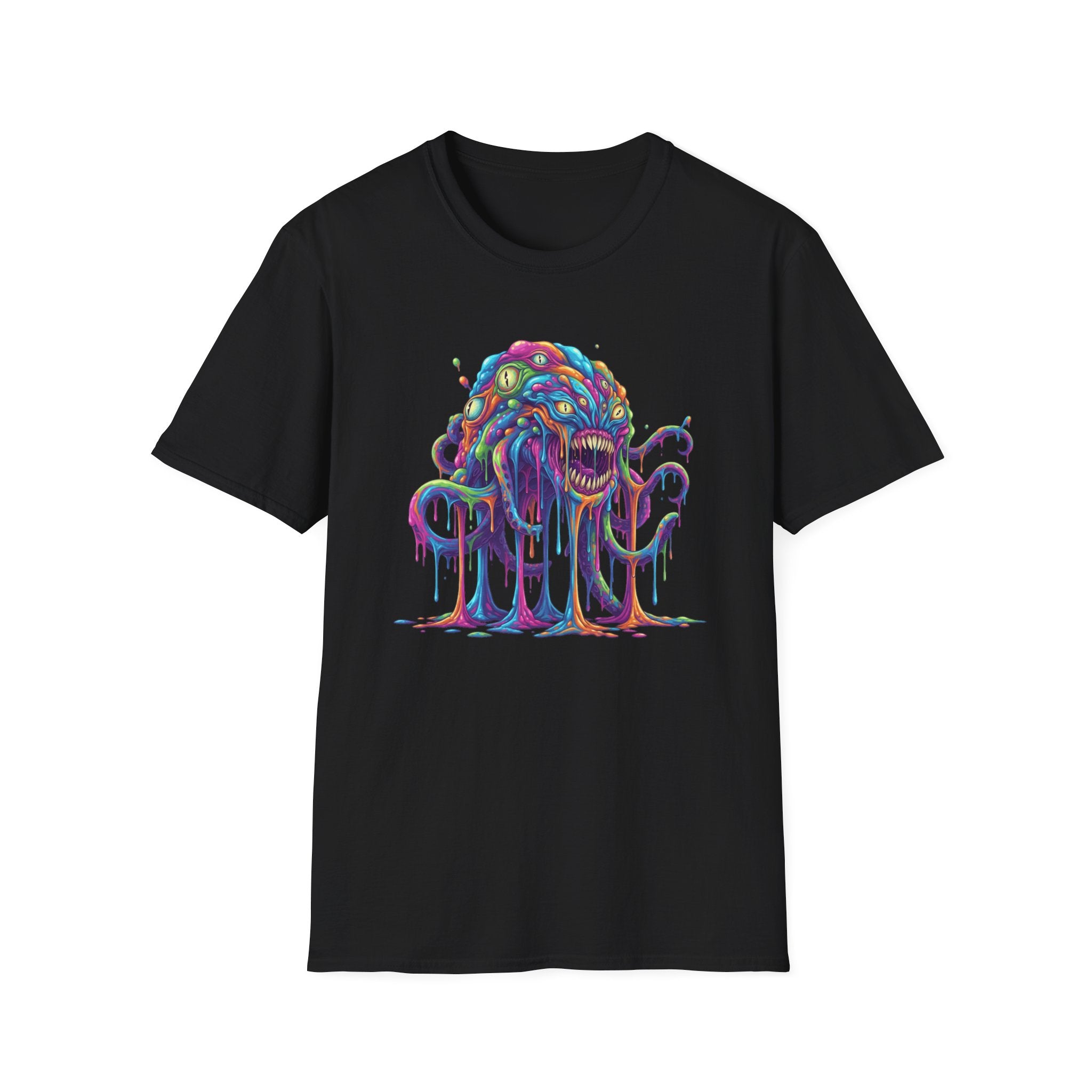 Neon Slime Monster Graphic Tee