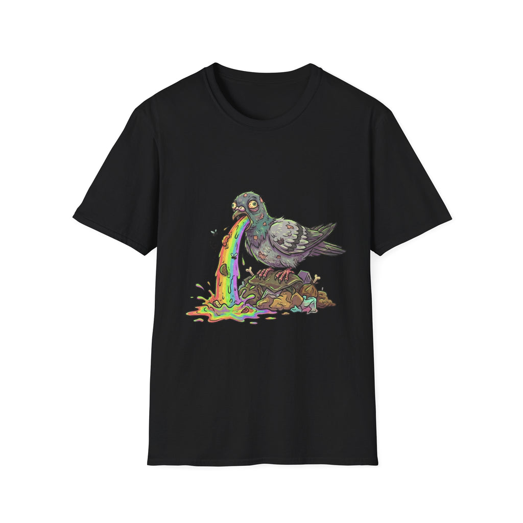 Pigeon Rainbow Vomit T-Shirt