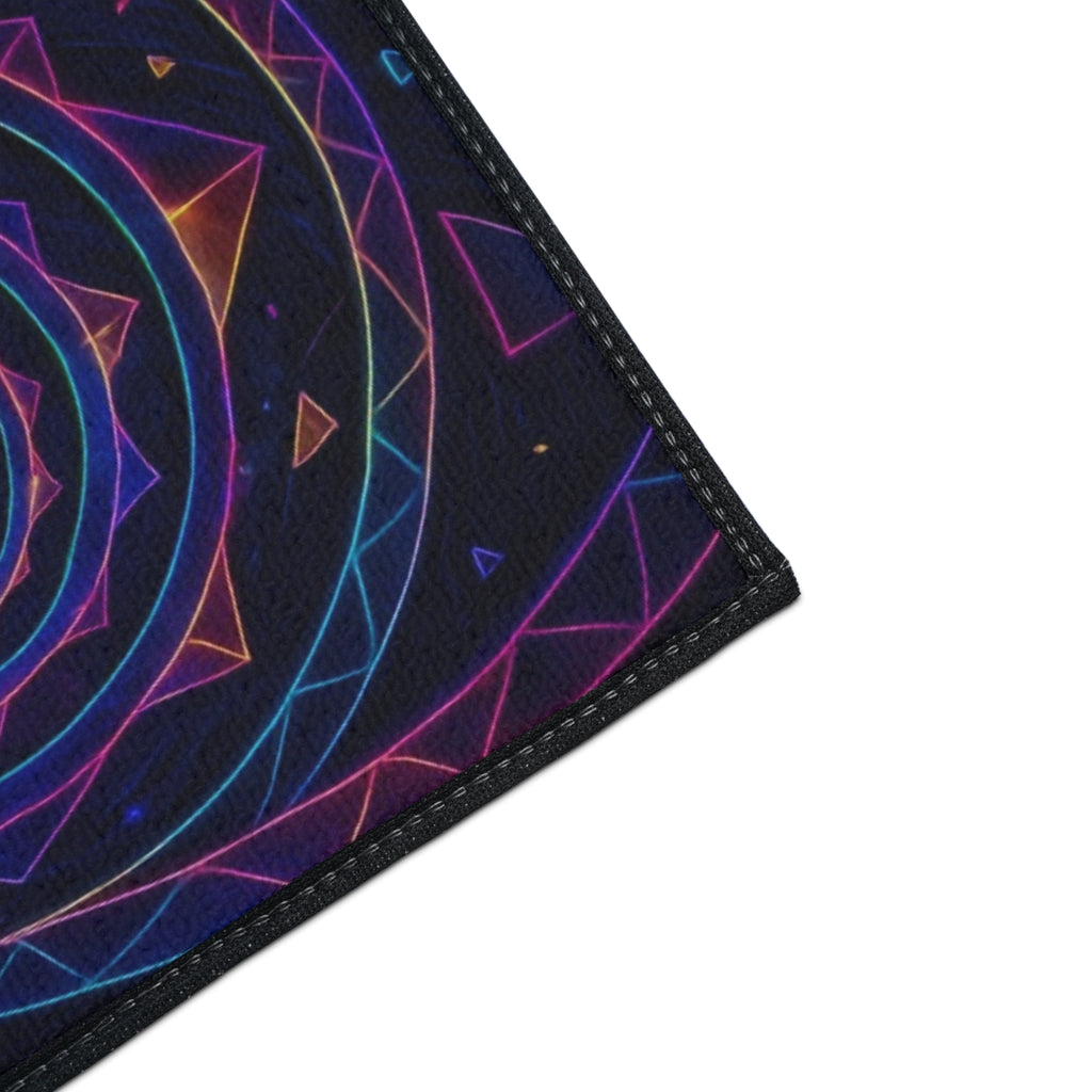 Spiral Galaxy Floor Mat, Cosmic Home Decor