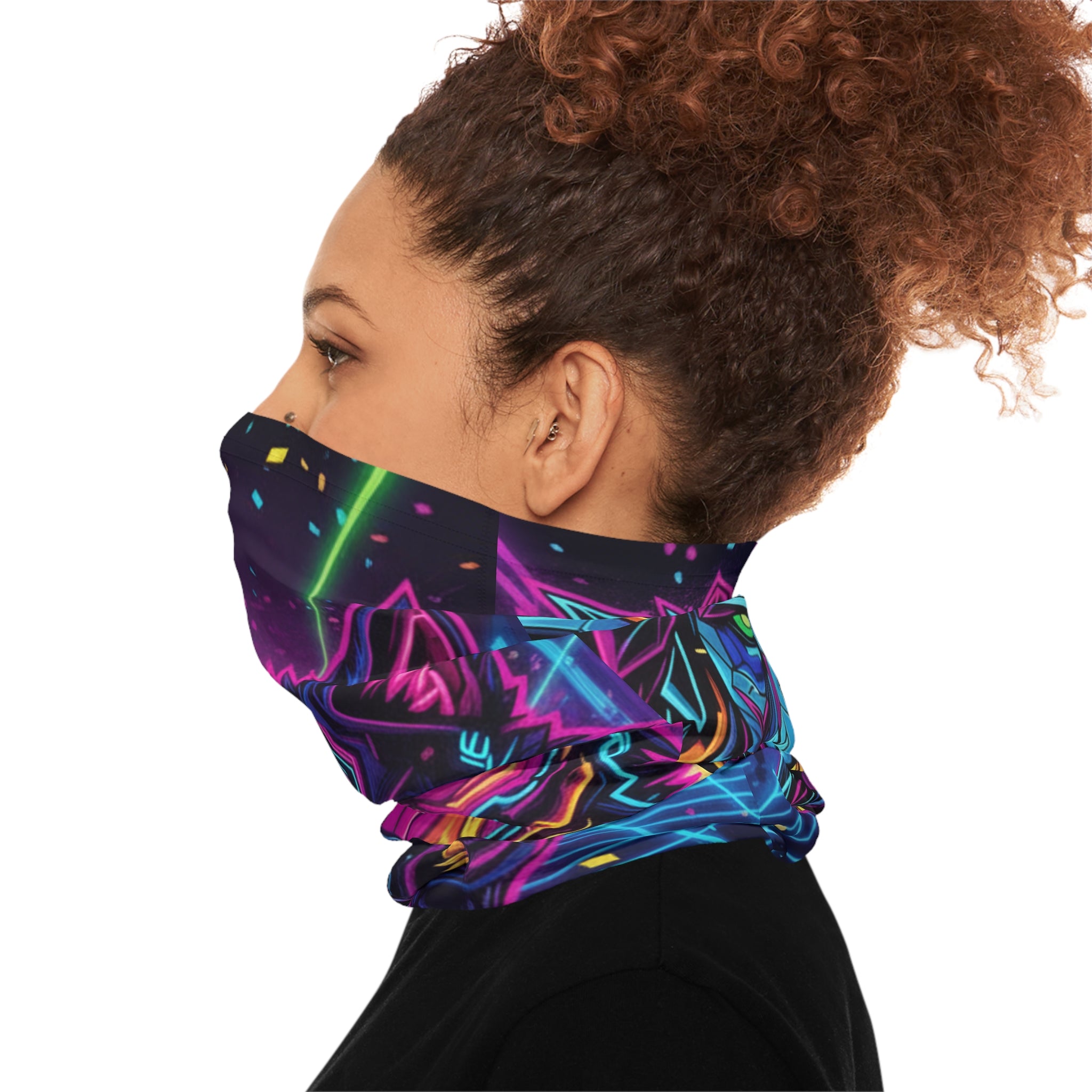Colorful Animal Print Neck Gaiter