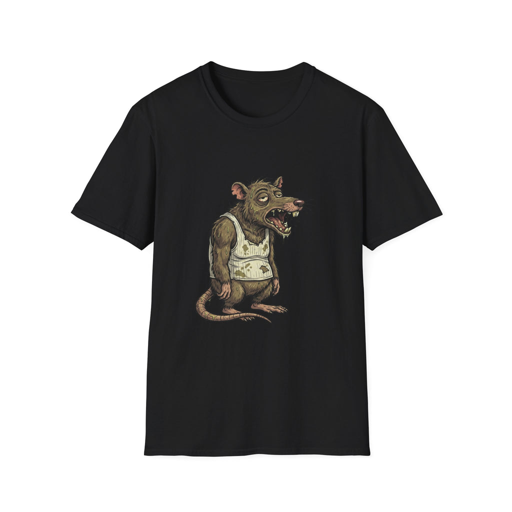 Rat Monster Graphic T-Shirt — Grungy Vintage Creature Art Tee