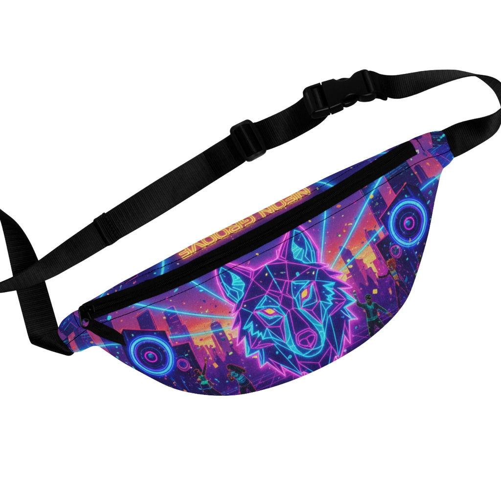 Vibrant Wolf Fanny Pack