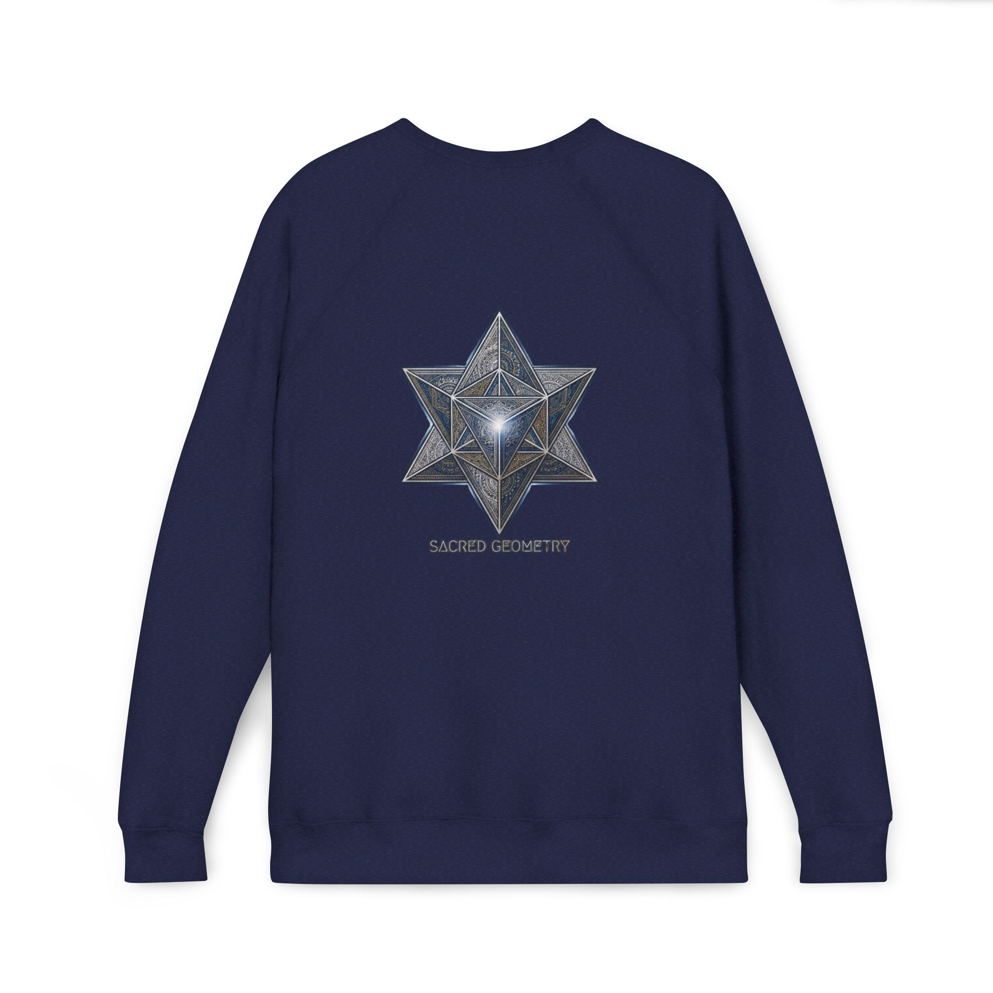 Sacred Geometry Star Sweatshirt - Mystic Merkabah Crewneck