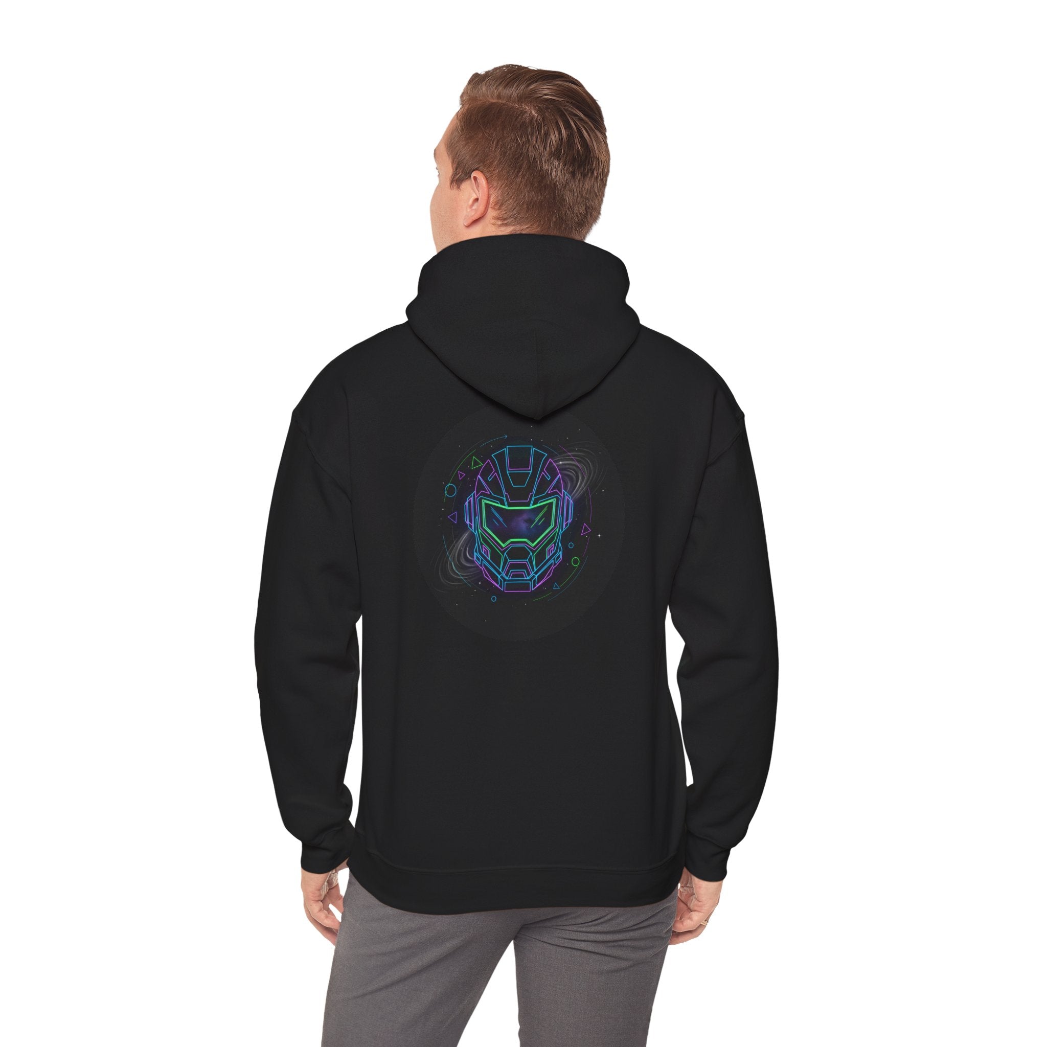 Vibrant Graphic Hoodie, Unisex Sweatshirt, Colorful Casual Wear, Trendy Streetwear, Gift for Gamers, Cozy Everyday Hoodie