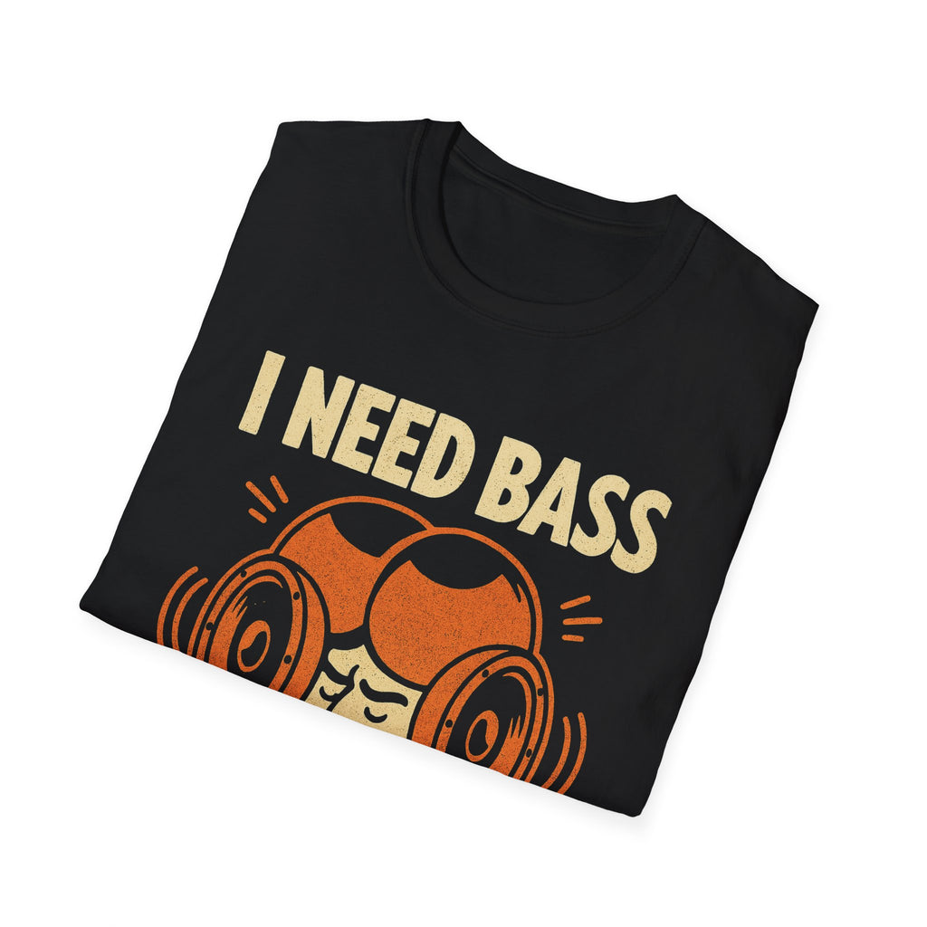 Bass Lover's Unisex T-Shirt, Music Tees for Men & Women, Perfect Gift for Musicians, Fun Party Attire, Birthday Present