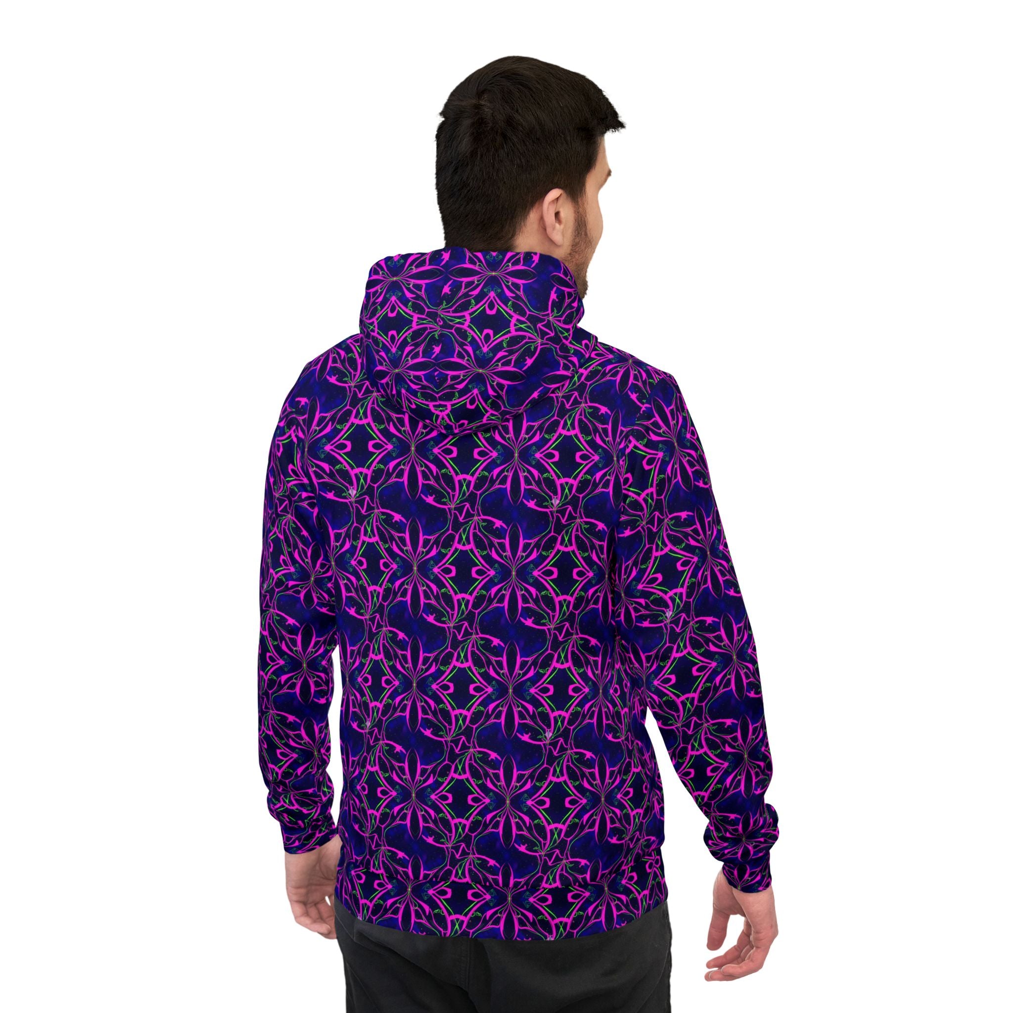 Psychedelic Floral Athletic Hoodie