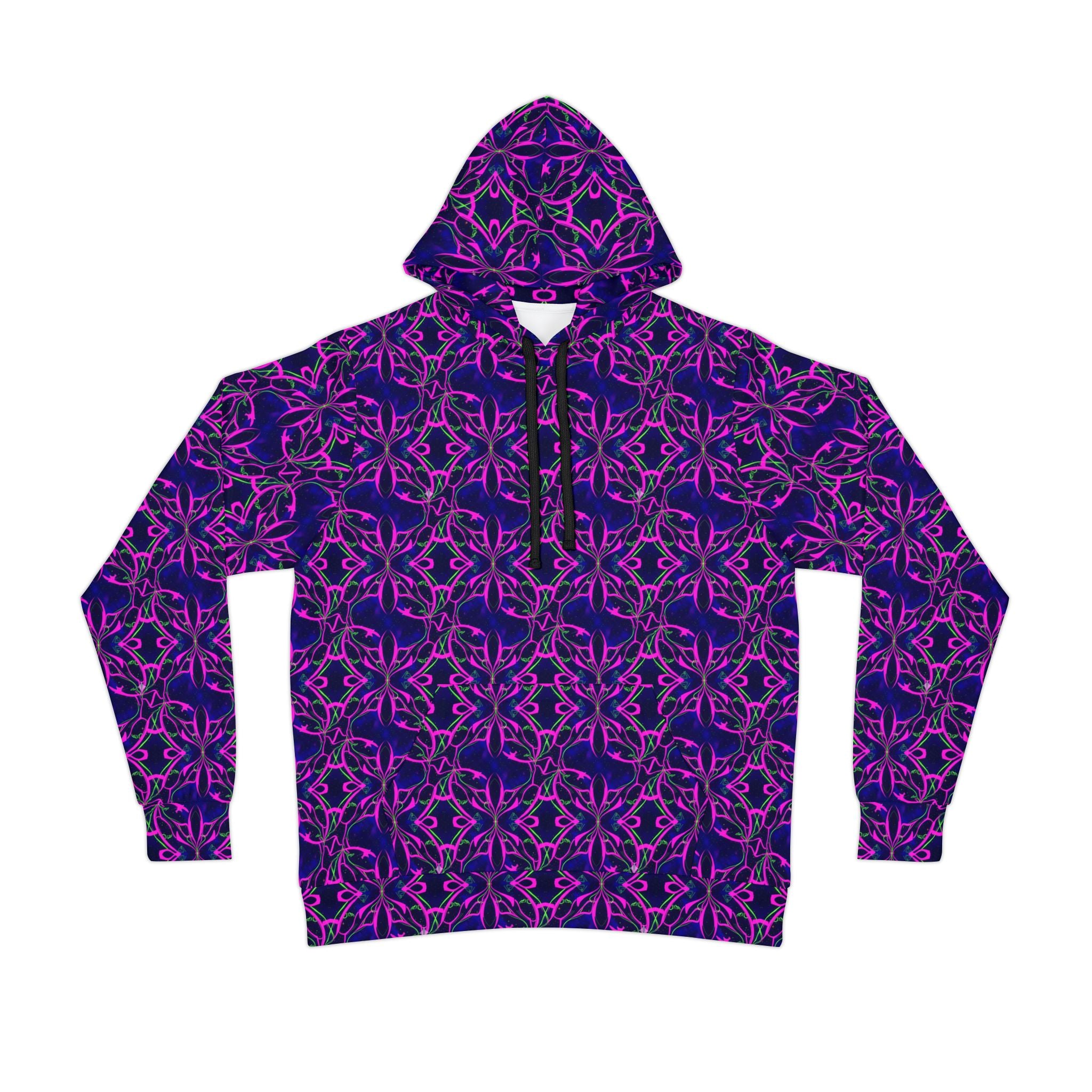 Psychedelic Floral Athletic Hoodie