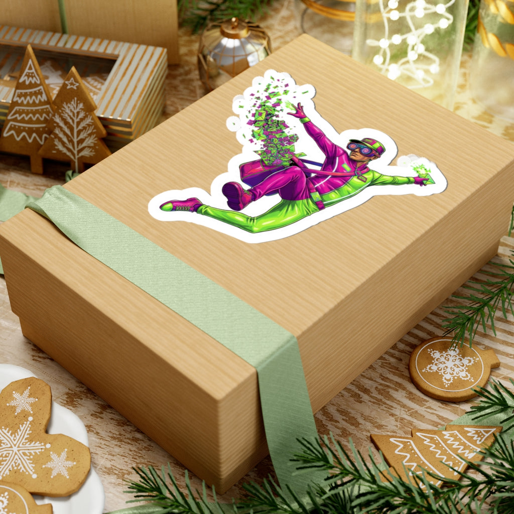 Vibrant Wanderlust Kiss-Cut Stickers - Fun Decor, Laptop Stickers, Travel Mementos, Gift Ideas, Artsy Aesthetic