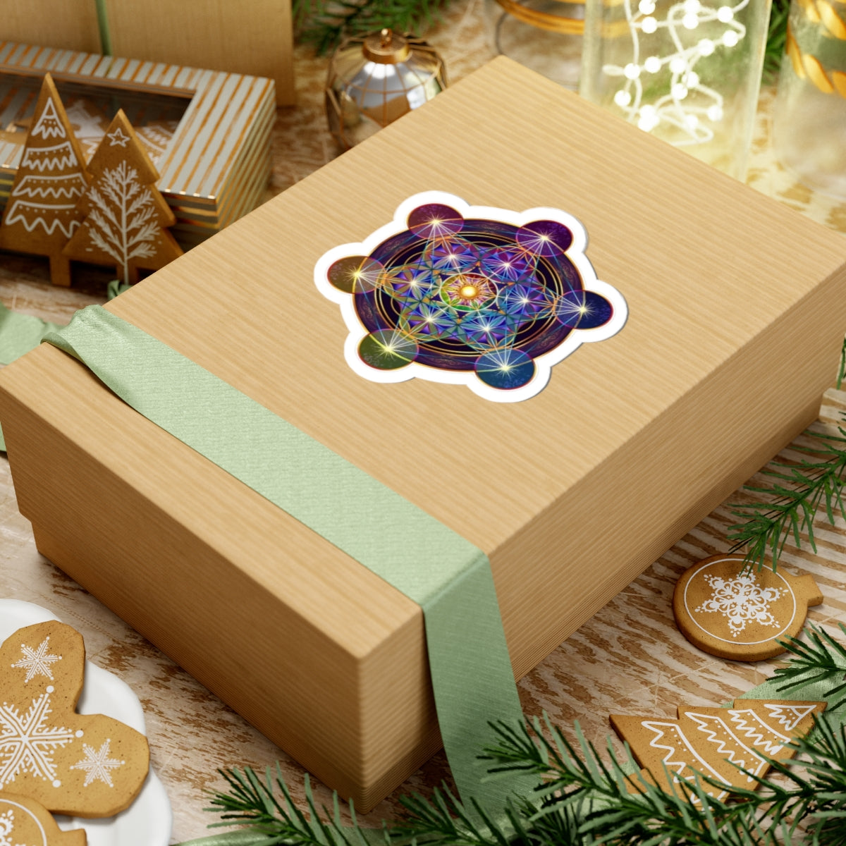 Vibrant Sacred Geometry Stickers for Spiritual Enthusiasts