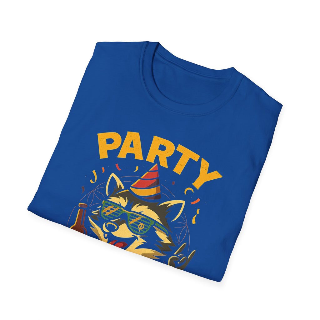 Party Animal Graphic Tee - Fun Unisex Softstyle T-Shirt for Celebrations, Birthdays, Events, Gifts