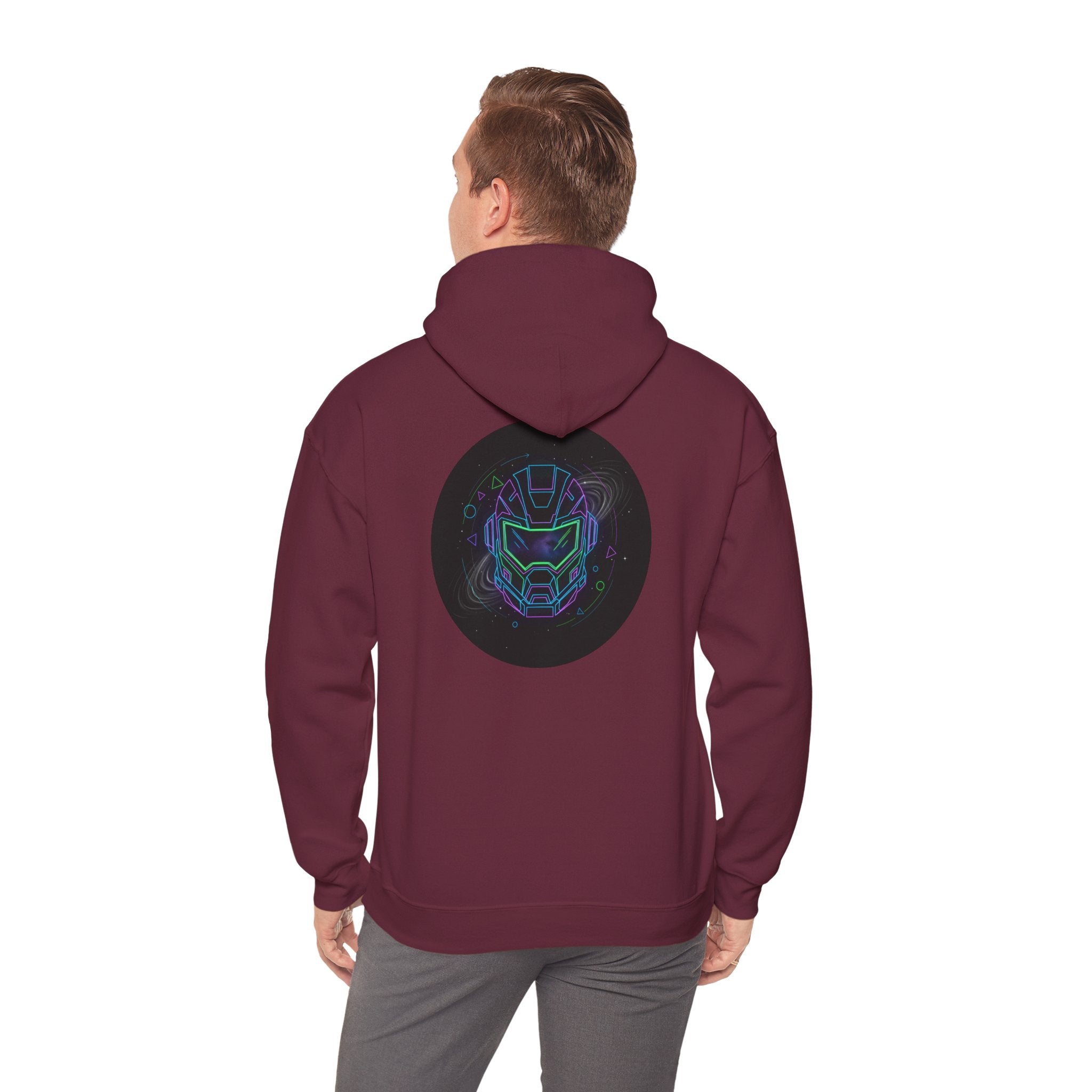 Vibrant Graphic Hoodie, Unisex Sweatshirt, Colorful Casual Wear, Trendy Streetwear, Gift for Gamers, Cozy Everyday Hoodie