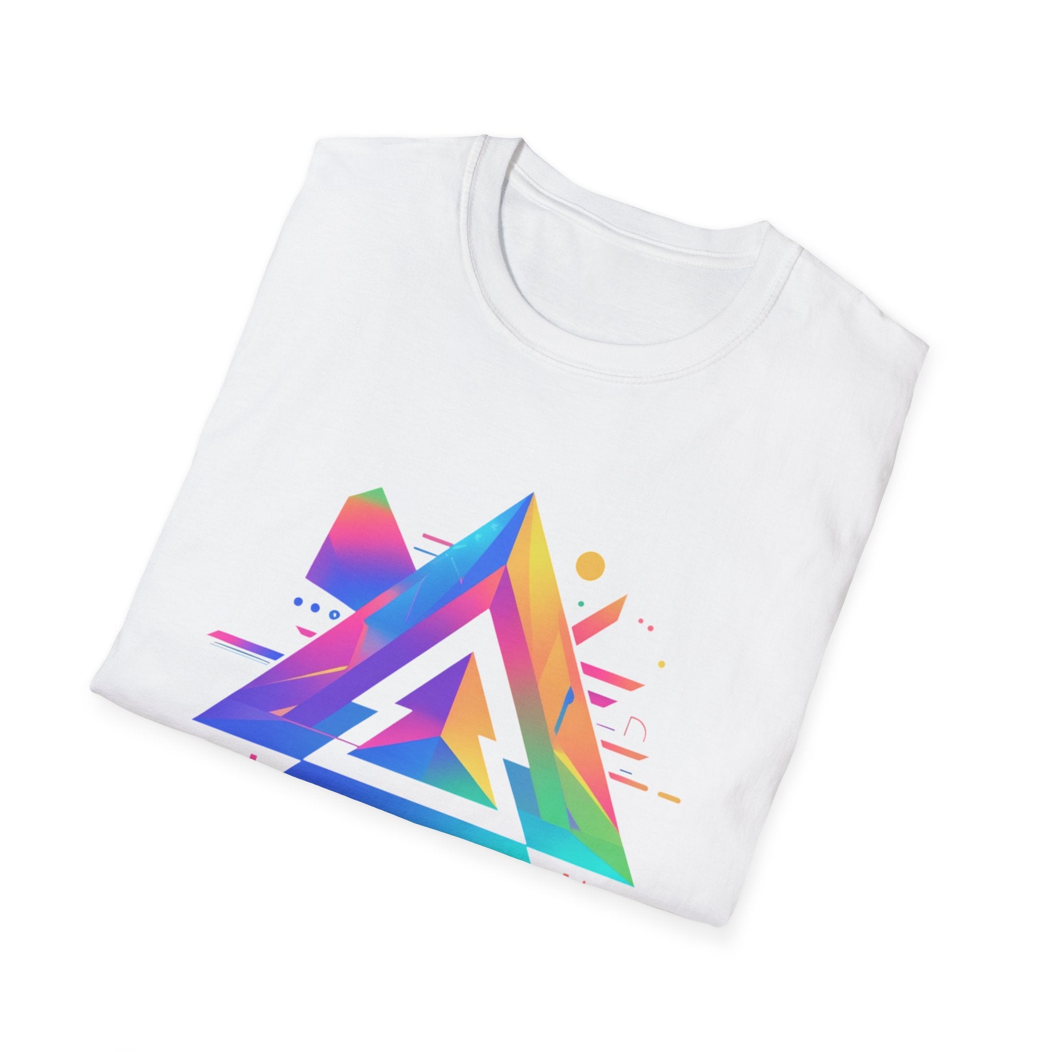 Colorful VIBING Unisex Softstyle T-Shirt, Trendy Graphic Tee, Casual Wear, Festival Fashion, Gift for Music Lovers, Weekend Vibes