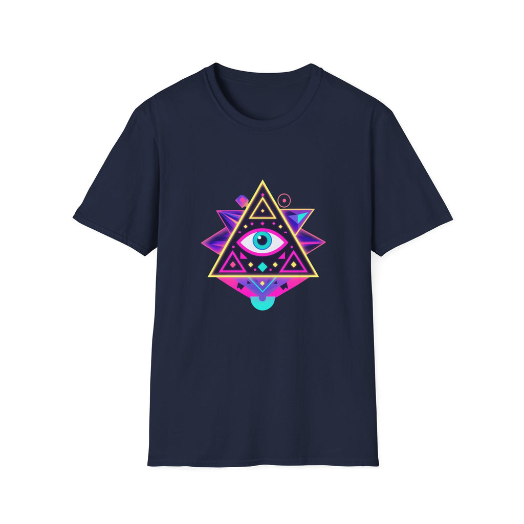 Mystical Eye Graphic Tee, Unisex Cosplay Shirt, Boho Style T-Shirt, Festival Wear, Spiritual Gift, Casual Everyday Top