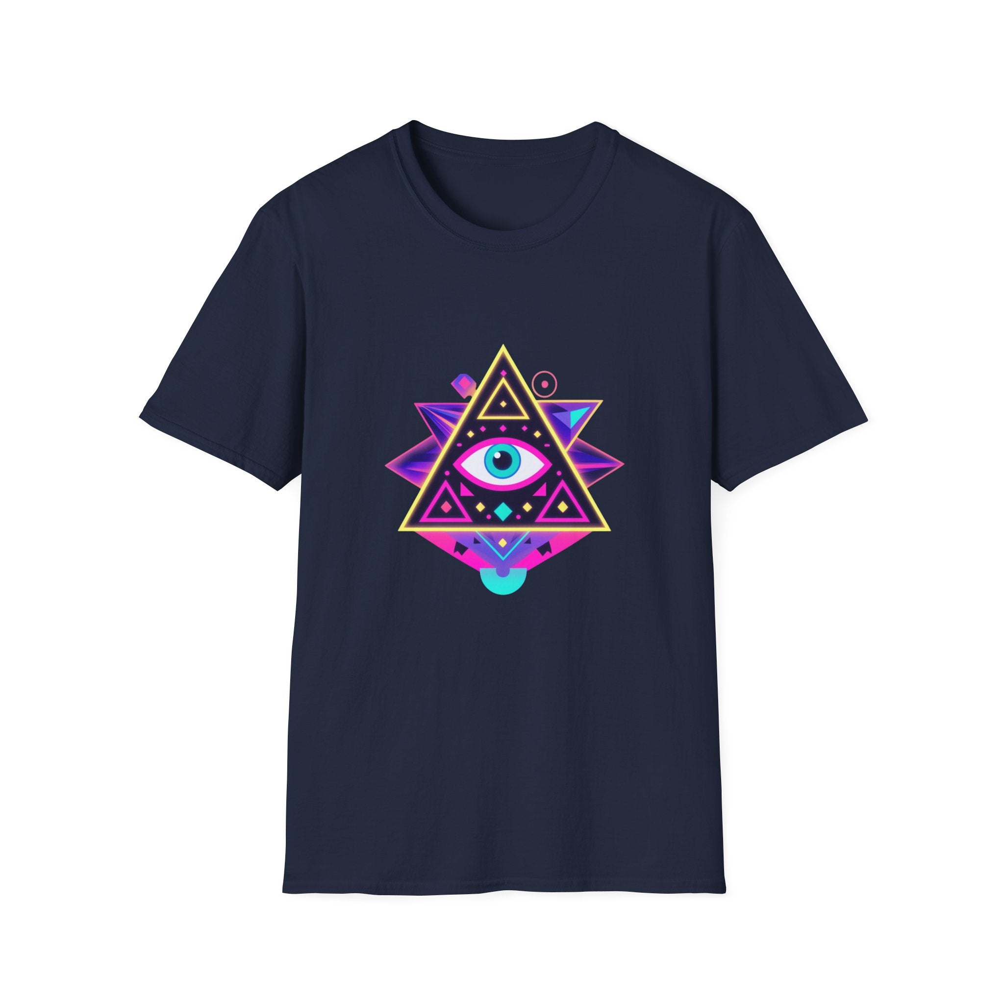 Mystical Eye Graphic Tee, Unisex Cosplay Shirt, Boho Style T-Shirt, Festival Wear, Spiritual Gift, Casual Everyday Top