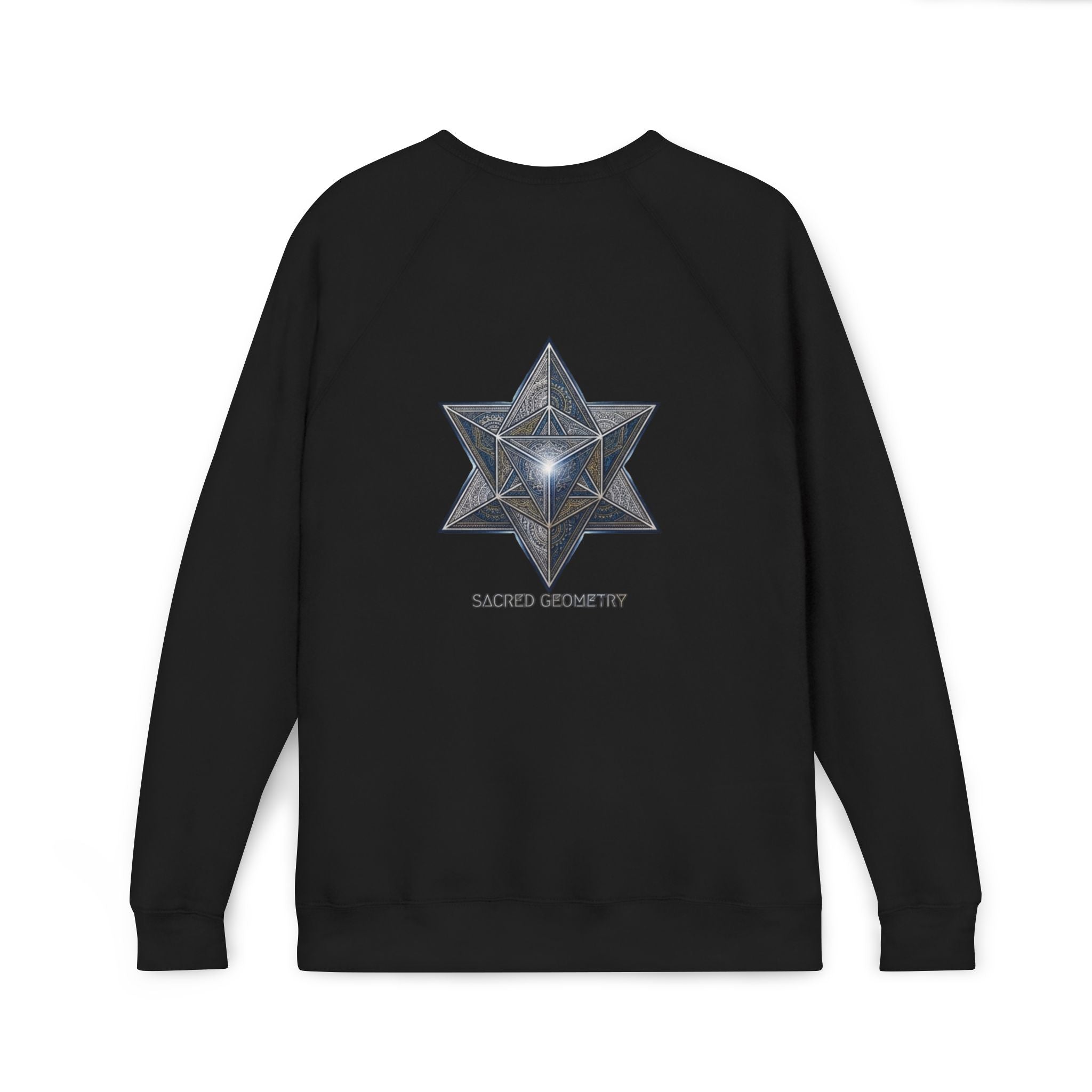 Sacred Geometry Star Sweatshirt - Mystic Merkabah Crewneck
