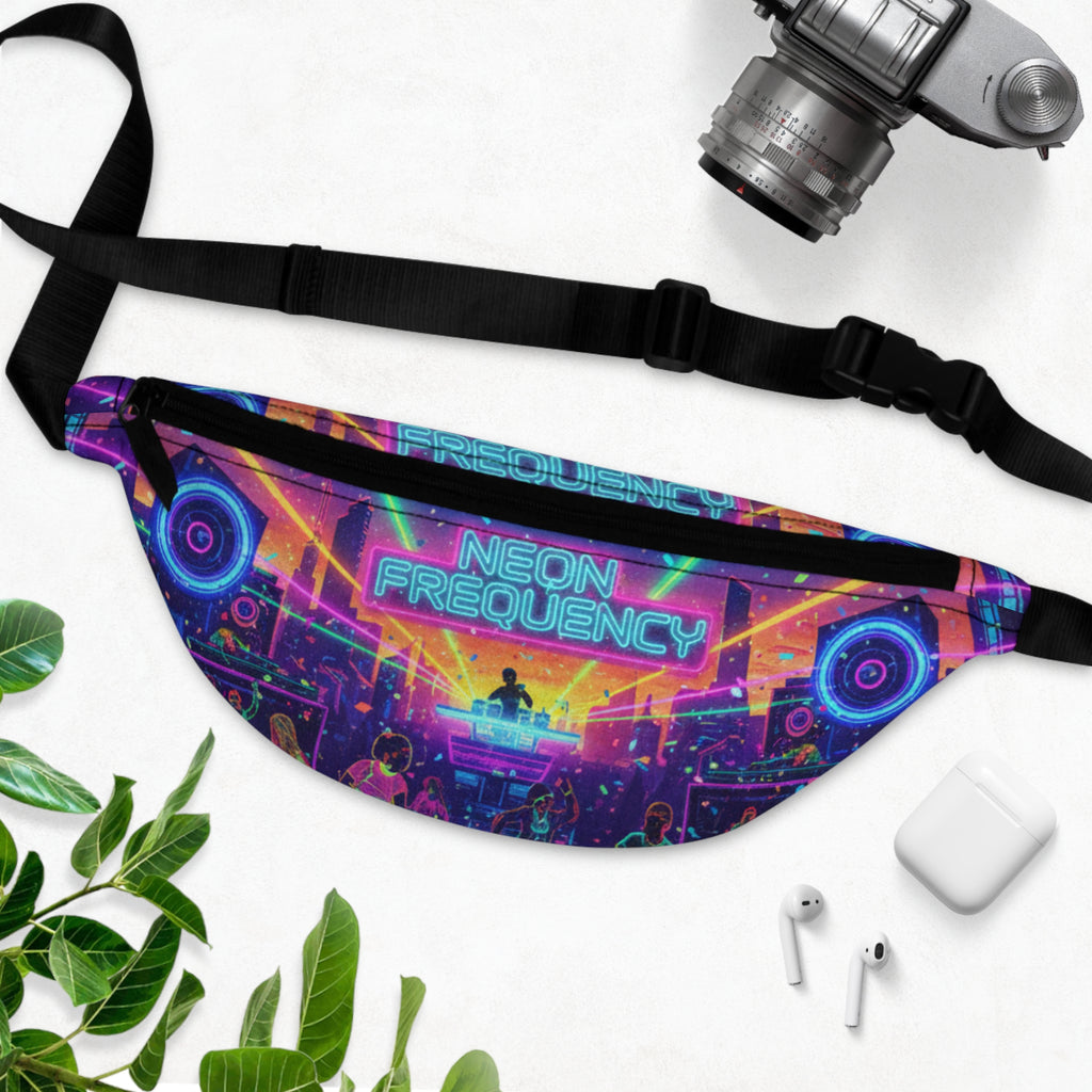 Neon Frequency Fanny Pack