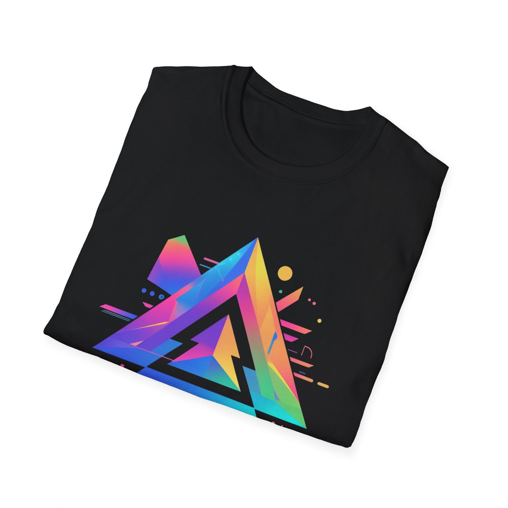 Colorful VIBING Unisex Softstyle T-Shirt, Trendy Graphic Tee, Casual Wear, Festival Fashion, Gift for Music Lovers, Weekend Vibes