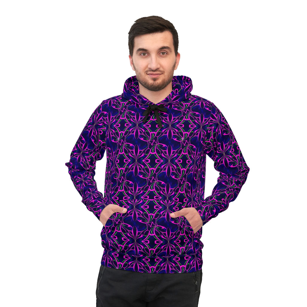 Psychedelic Floral Athletic Hoodie