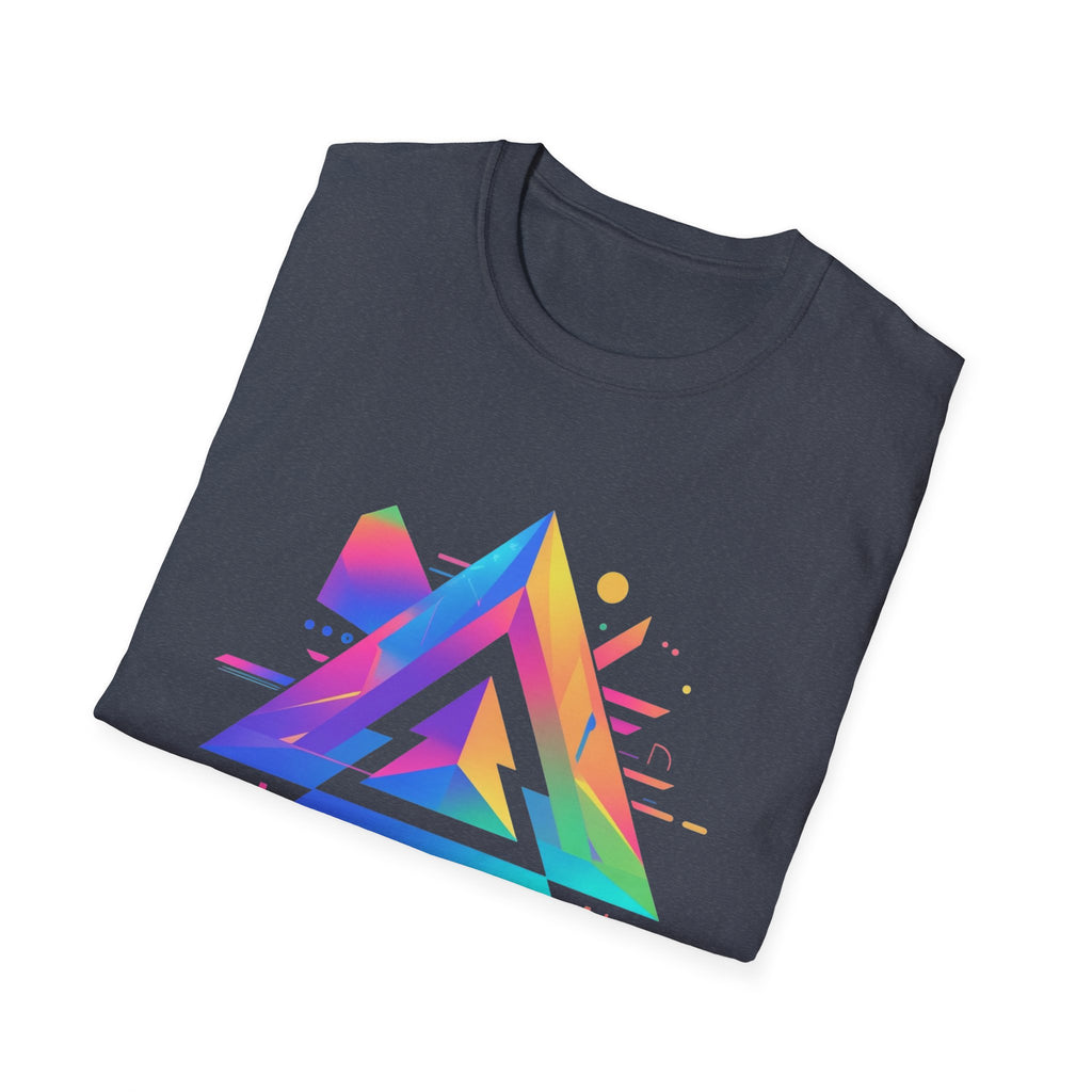 Colorful VIBING Unisex Softstyle T-Shirt, Trendy Graphic Tee, Casual Wear, Festival Fashion, Gift for Music Lovers, Weekend Vibes