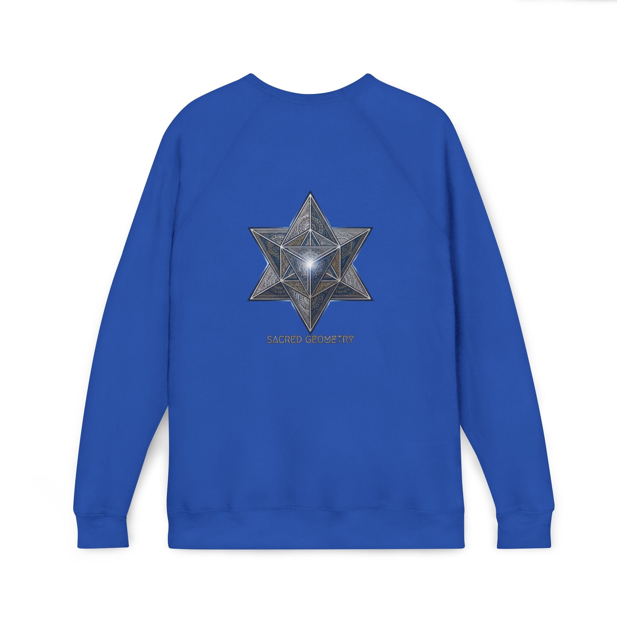 Sacred Geometry Star Sweatshirt - Mystic Merkabah Crewneck