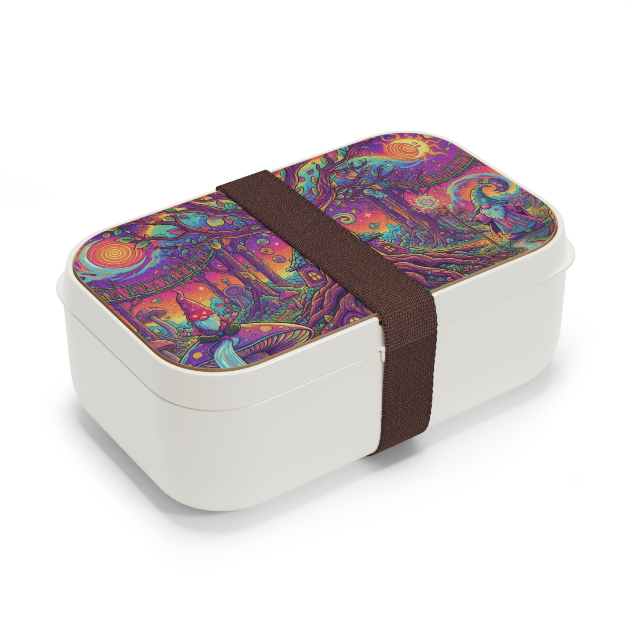 Whimsical Bento Lunch Box, Colorful Food Container, Magical Picnic Accessory, Eco-Friendly Meal Prep, Fun Kids Lunch Box, Unique Gift Idea