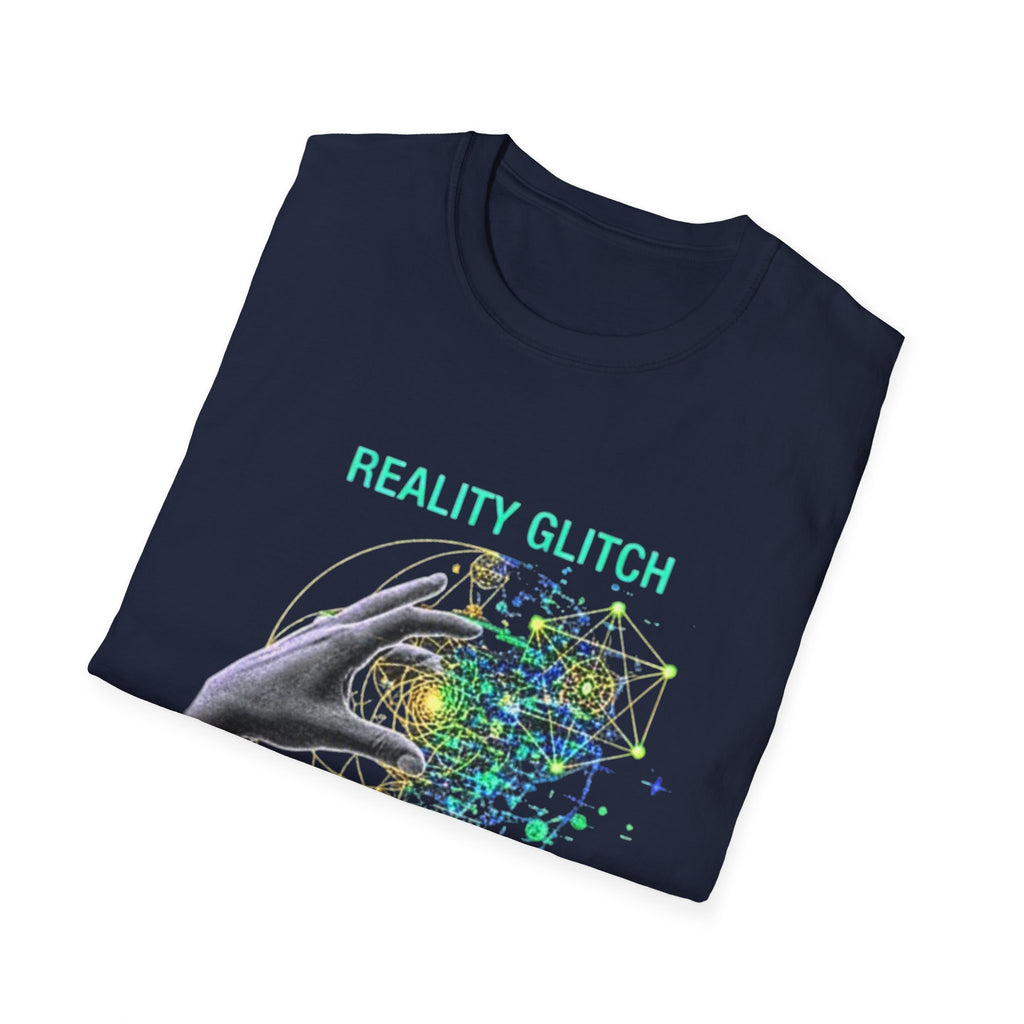 Reality Glitch T-Shirt, Unisex Graphic Tee, Cyberpunk Style Shirt, Cool Casual Wear, Gift for Tech Lovers, Retro Style Apparel