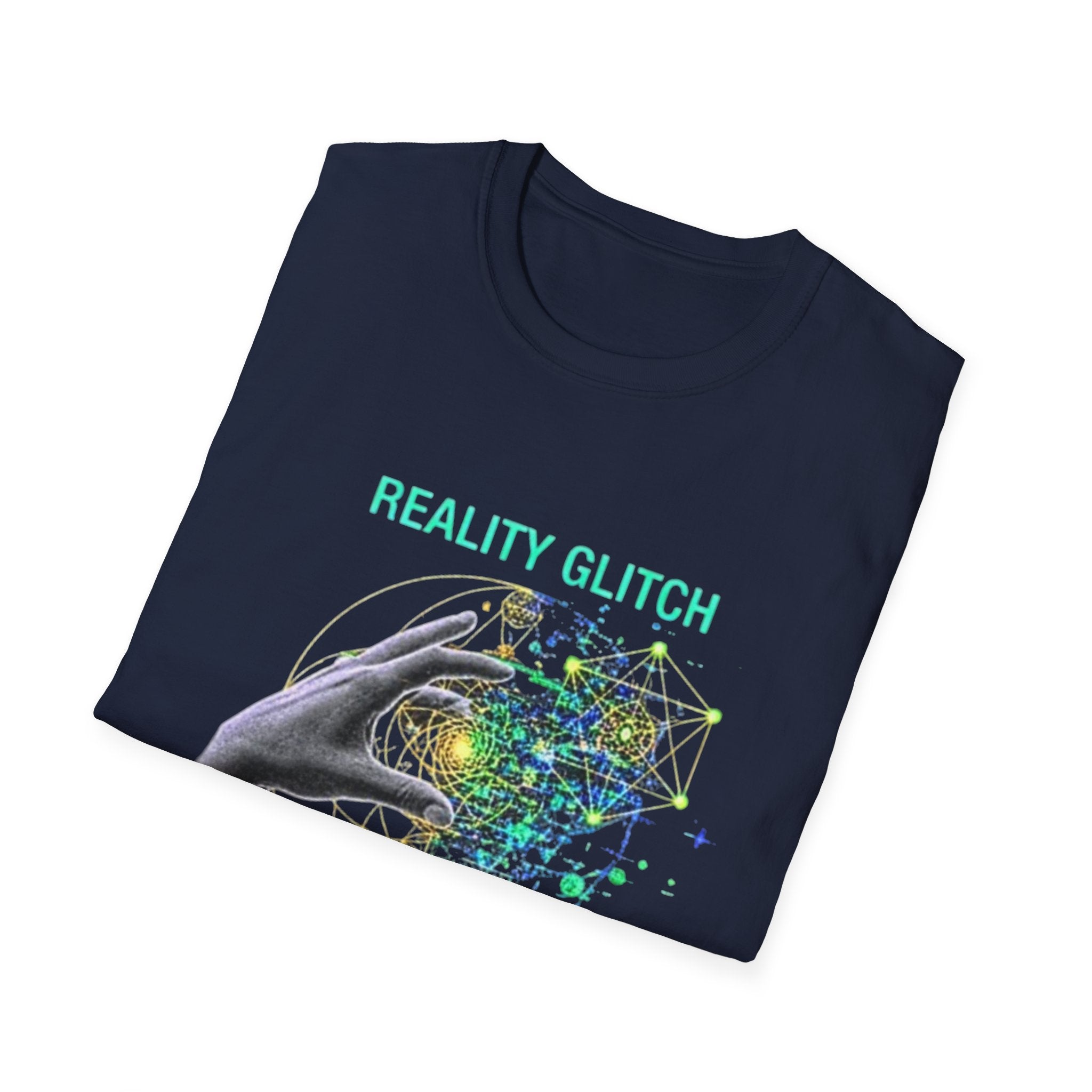 Reality Glitch T-Shirt, Unisex Graphic Tee, Cyberpunk Style Shirt, Cool Casual Wear, Gift for Tech Lovers, Retro Style Apparel