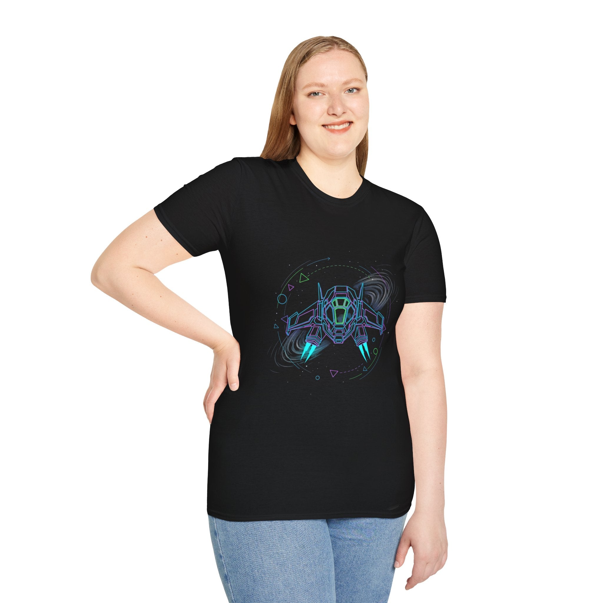 Galactic Adventure T-Shirt, Space Lover Tee, Unisex Graphic Shirt, Gift for Astronomers, Sci-Fi Fashion, Cosmic Vibe Shirt