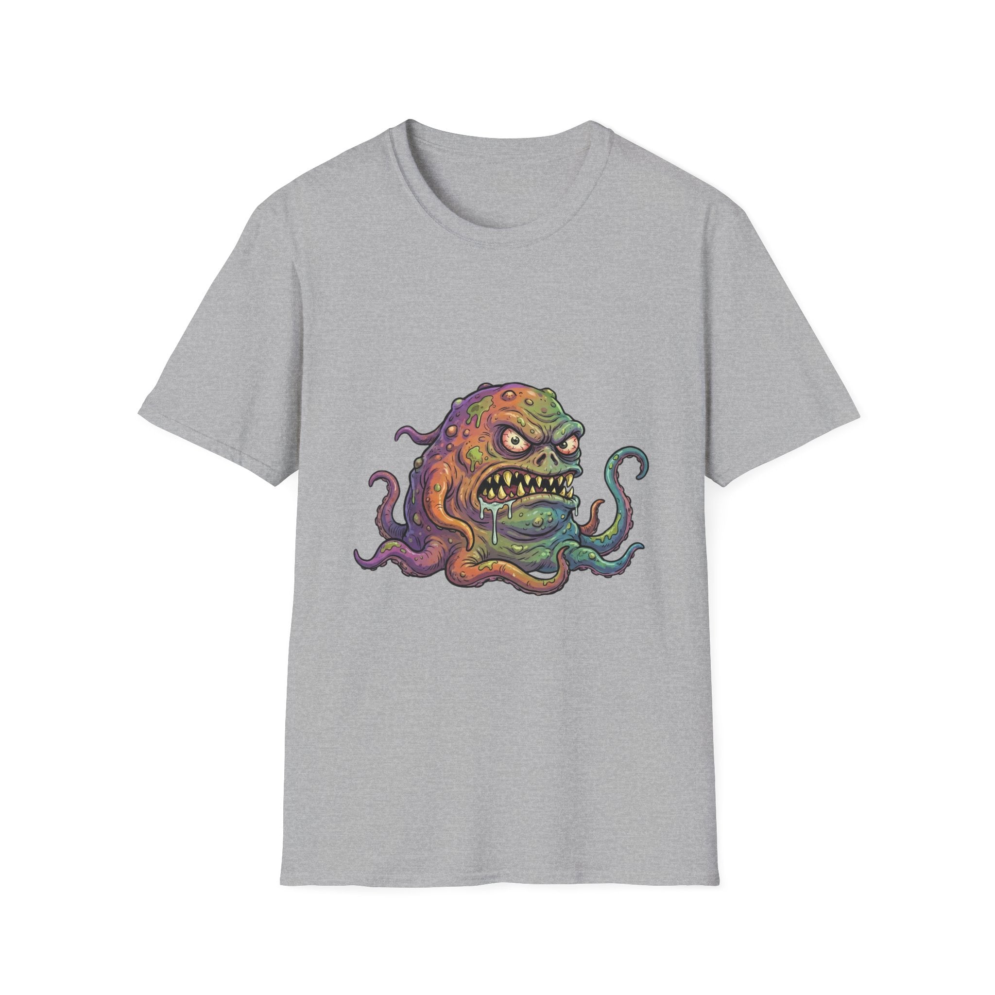 Monster Octopus T-Shirt — Colorful Cthulhu-Inspired Graphic Tee
